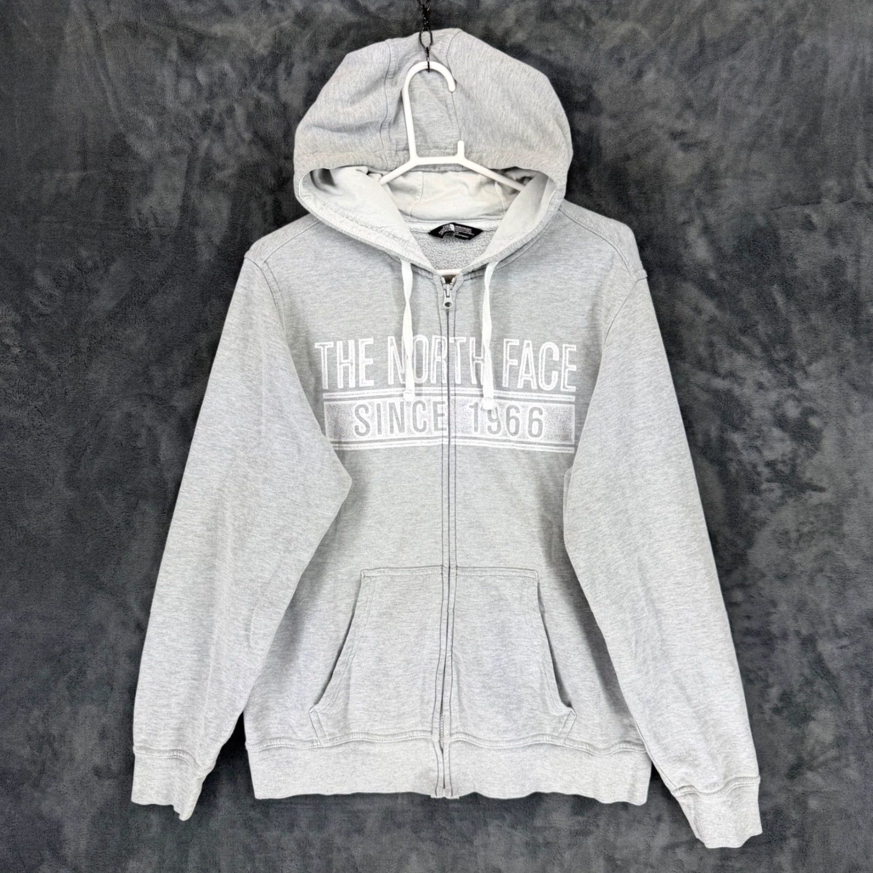 The North Face The North Face Mens Gray Full Zip Hoodie Since 1966 Graphic Sweatshirt Large Size US L / EU 52-54 / 3 - 2 Thumbnail