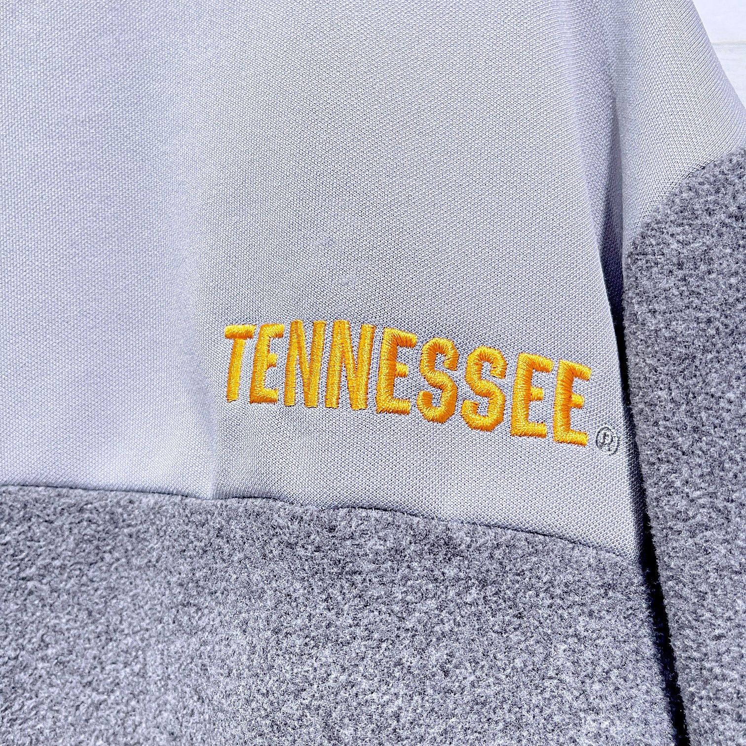 Colosseum Athletics Tennessee Volunteers Full Zip Fleece Jacket Gray Mens XL Size US XL / EU 56 / 4 - 6 Thumbnail