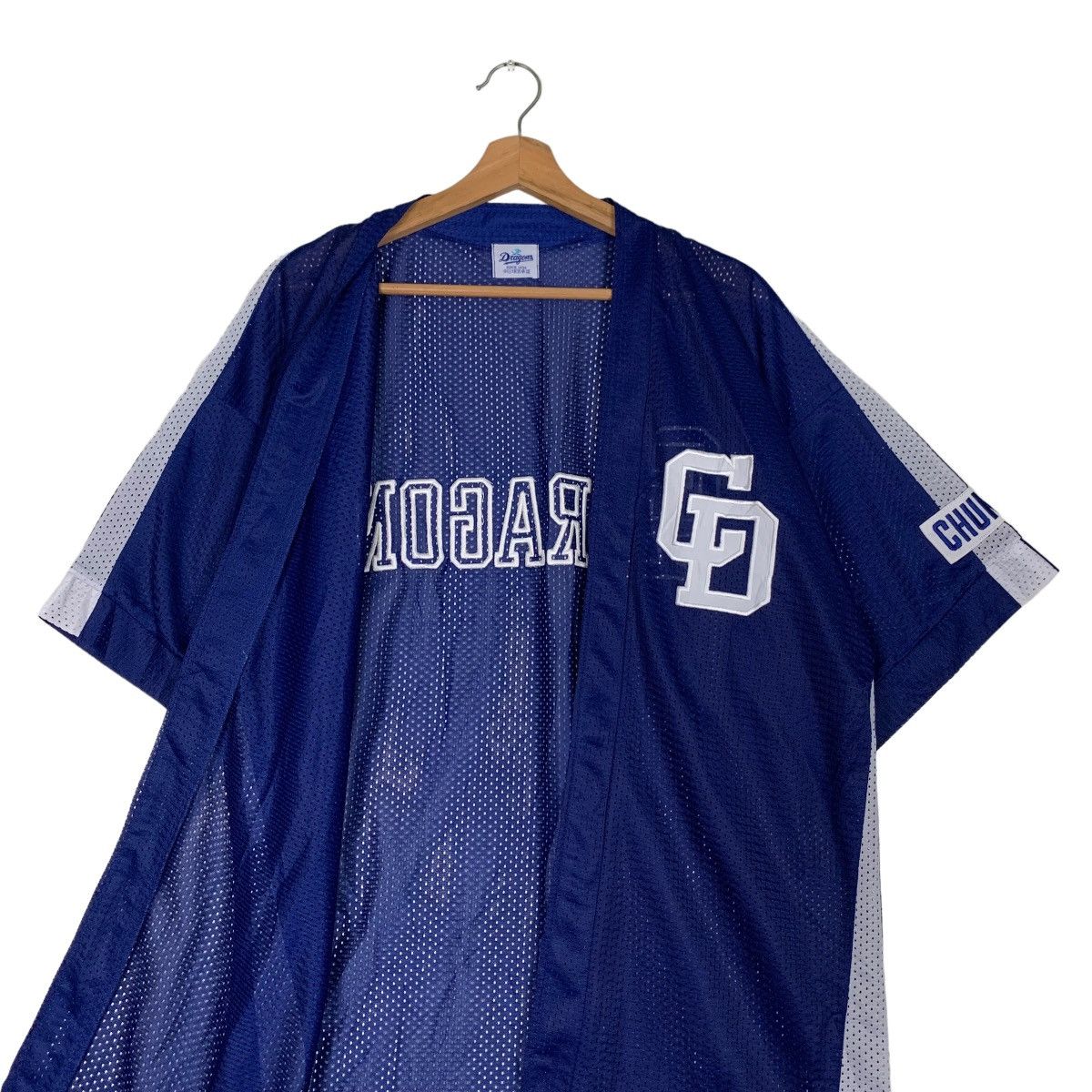 Japanese Brand CHUNICHI DRAGONS Japan Baseball Team Jersey #0498-C23 Size US M / EU 48-50 / 2 - 9 Thumbnail