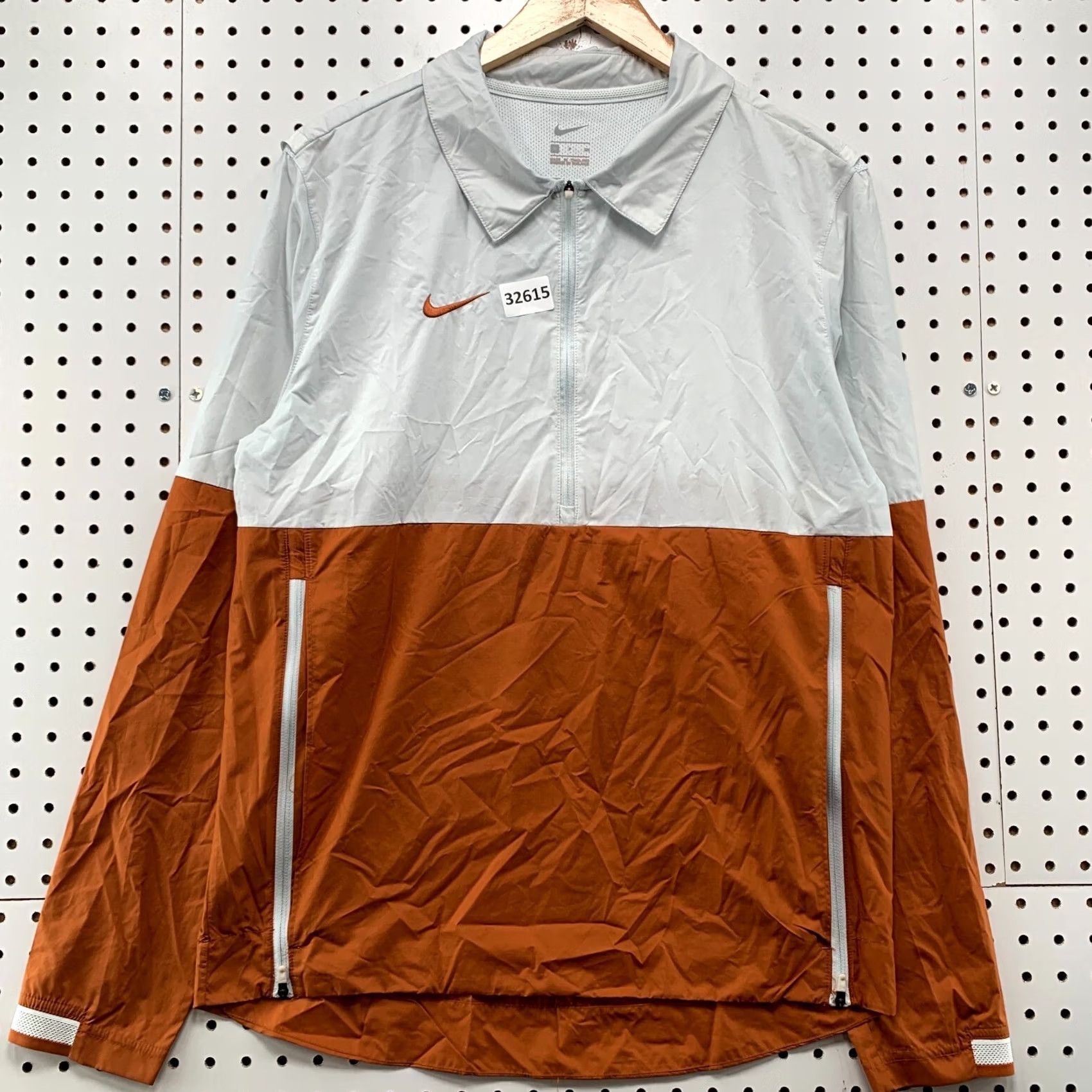 Nike Nike Windbreaker 1/2 Zip Small Pullover White Orange Long Sleeve Collared Mens S Modern Nike Dri-FIT Pullover Windbreaker Size US S / EU 44-46 / 1 - 2 Thumbnail