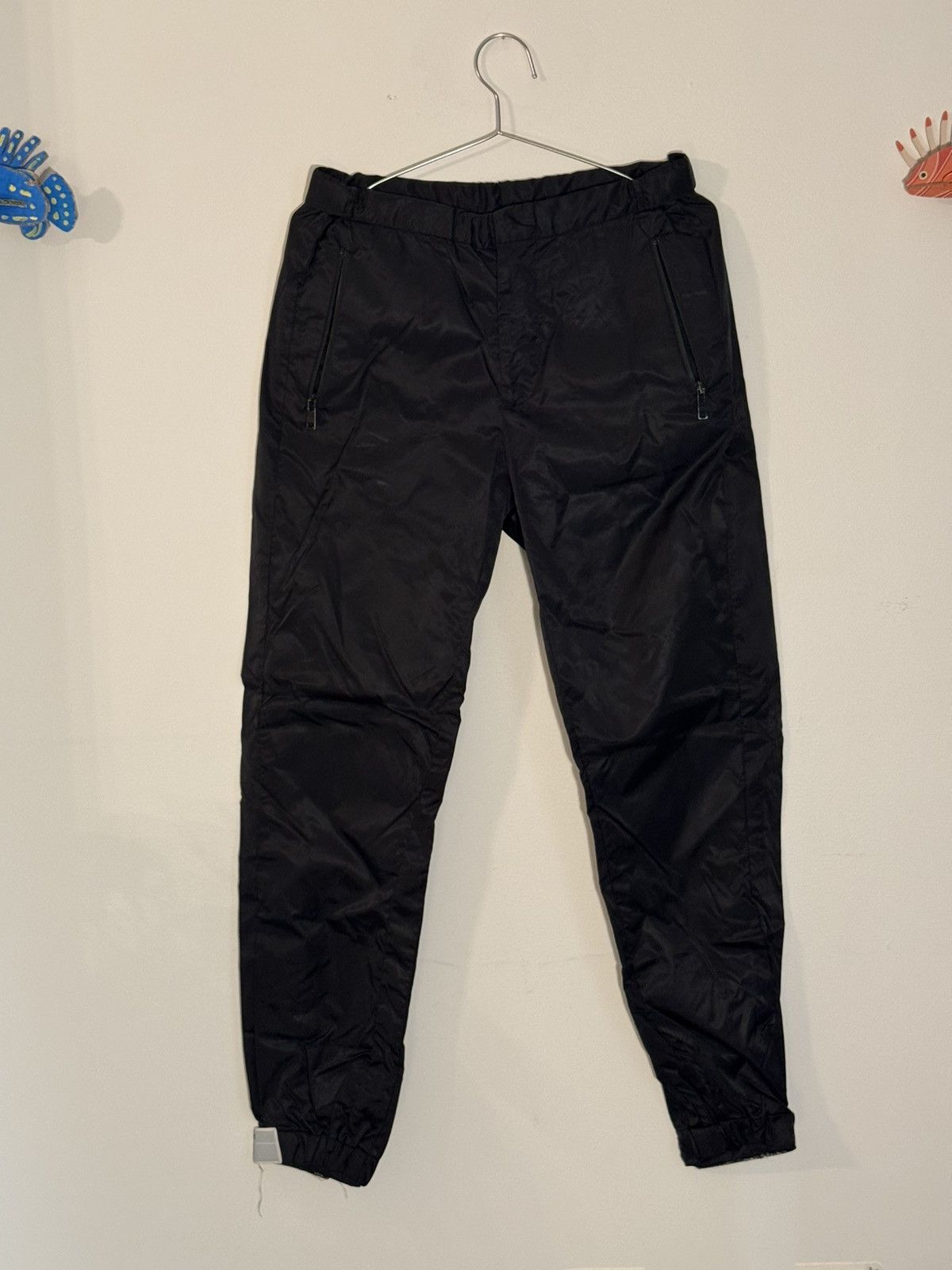 Prada Prada Re-Nylon Track Pants Black IT46 M Size US 30 / EU 46 - 1 Thumbnail