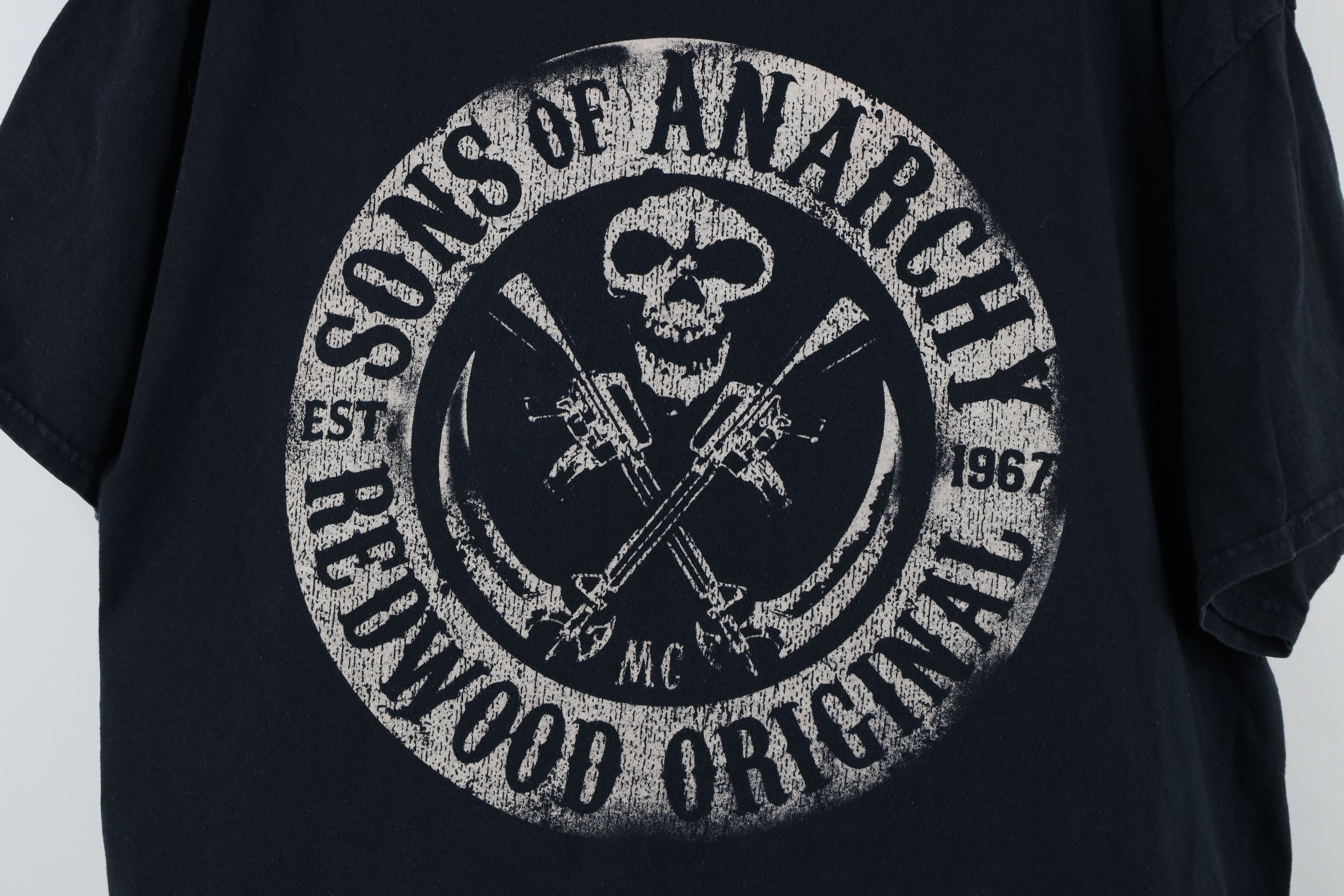 Vintage Vintage Y2K Out Sons of Anarchy Redwood Original T-Shirt Size US XXL / EU 58 / 5 - 4 Thumbnail