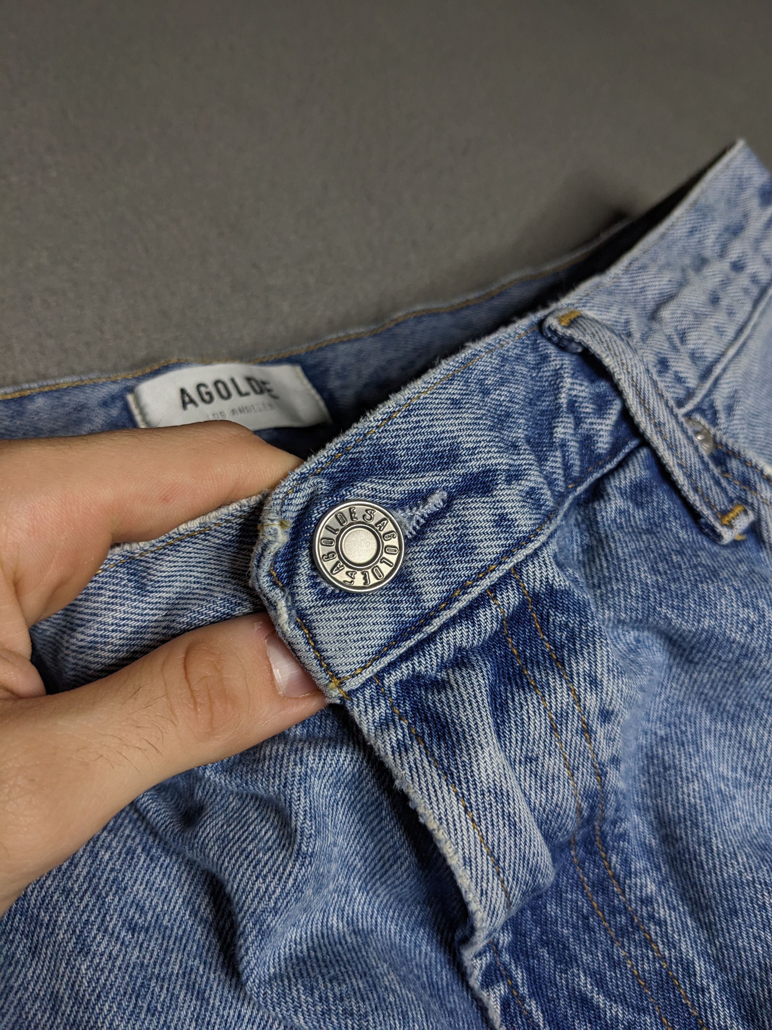 Agolde AGOLDE Vintage Straight Jeans 34x30 Organic Cotton Denim Size 34" / US 12 / IT 48 - 6 Thumbnail
