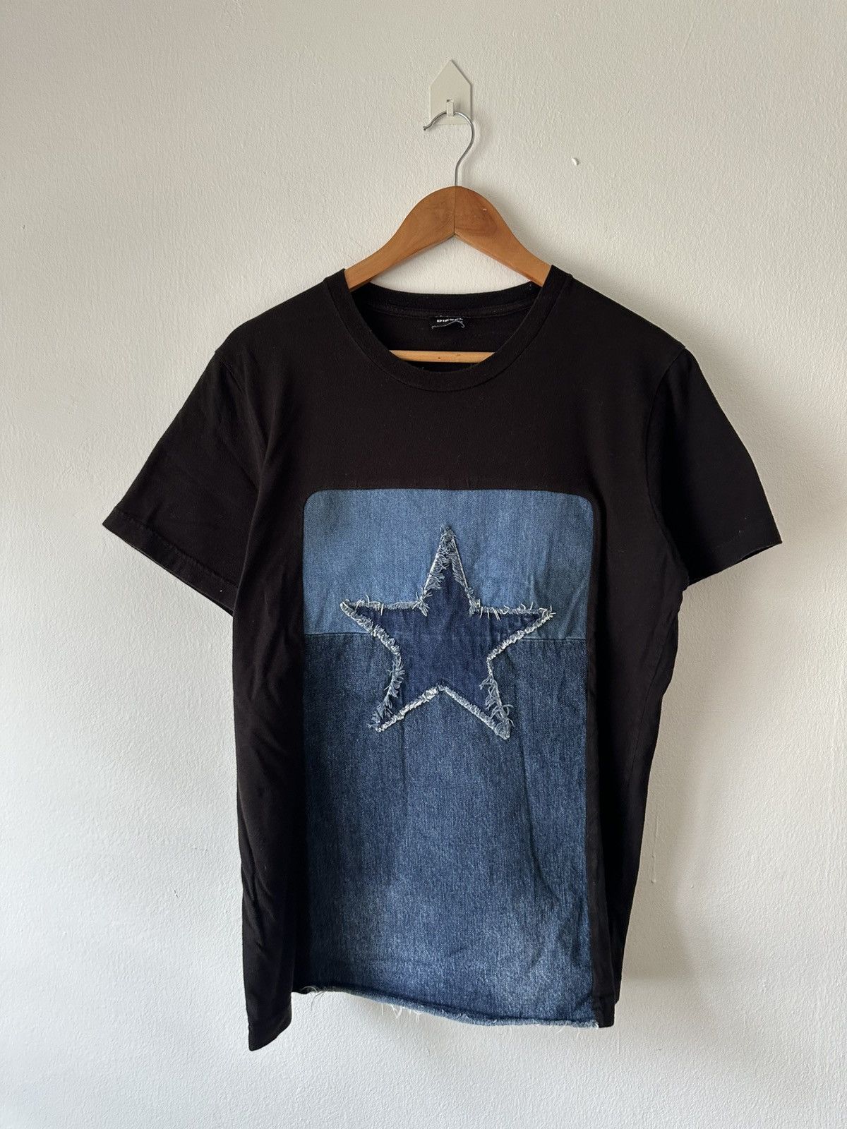 Diesel Diesel Denim Star Patch Star T Shirt Size US M / EU 48-50 / 2 - 1 Thumbnail