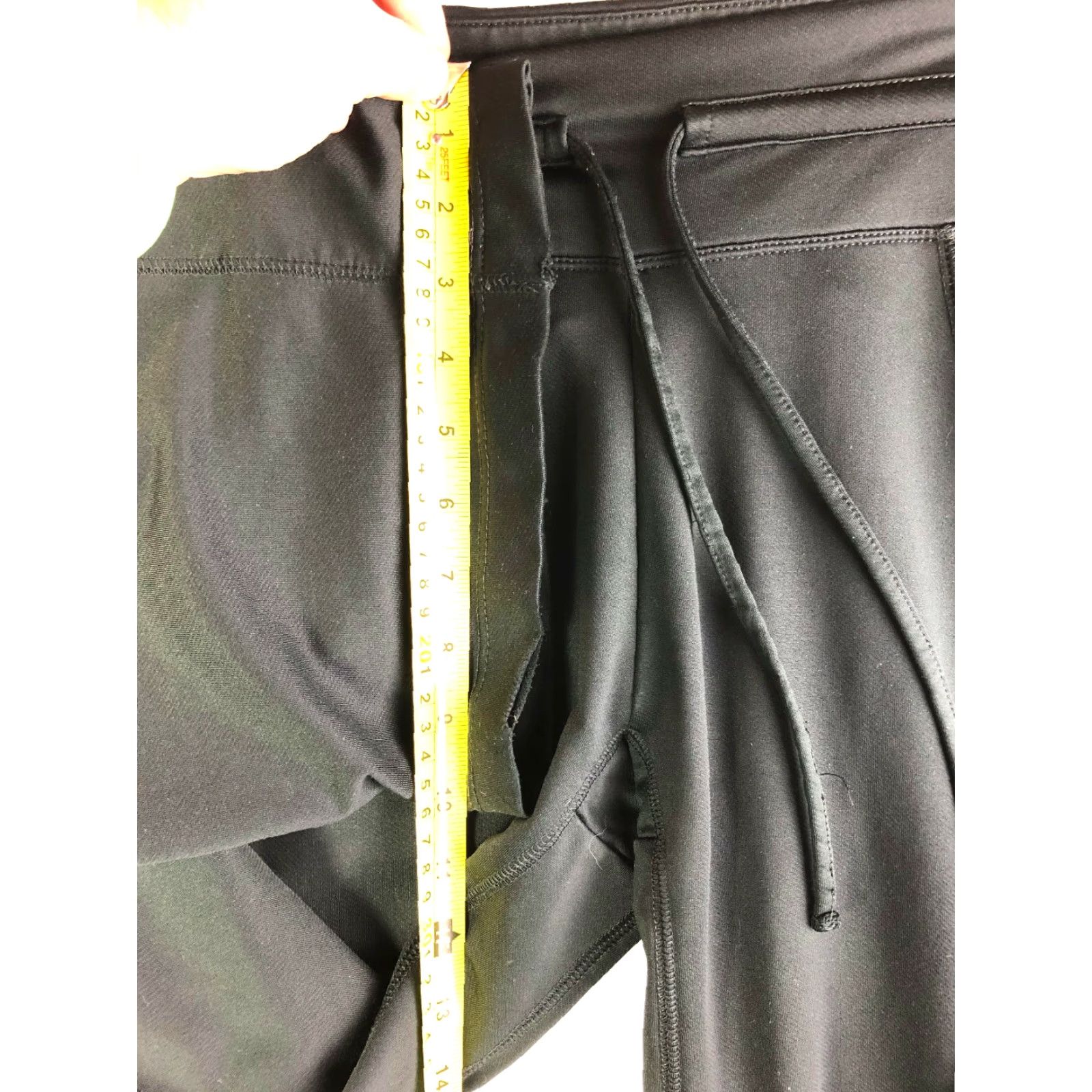 Nike Nike Fit Dry Black Yoga Pants Womens M (8-10) Polyester Spandex Pants Nike Dri-FIT Activewear Yoga 27in Inseam Womens Size 24" / US 00 / IT 34 - 6 Thumbnail