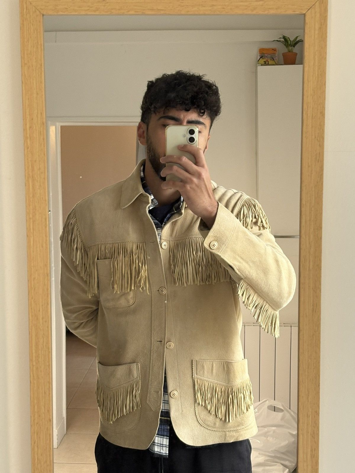 Polo Ralph Lauren Suede Fringe Cowboy Jacket Ralph Lauren Men L Vintage Size US L / EU 52-54 / 3 - 11 Thumbnail