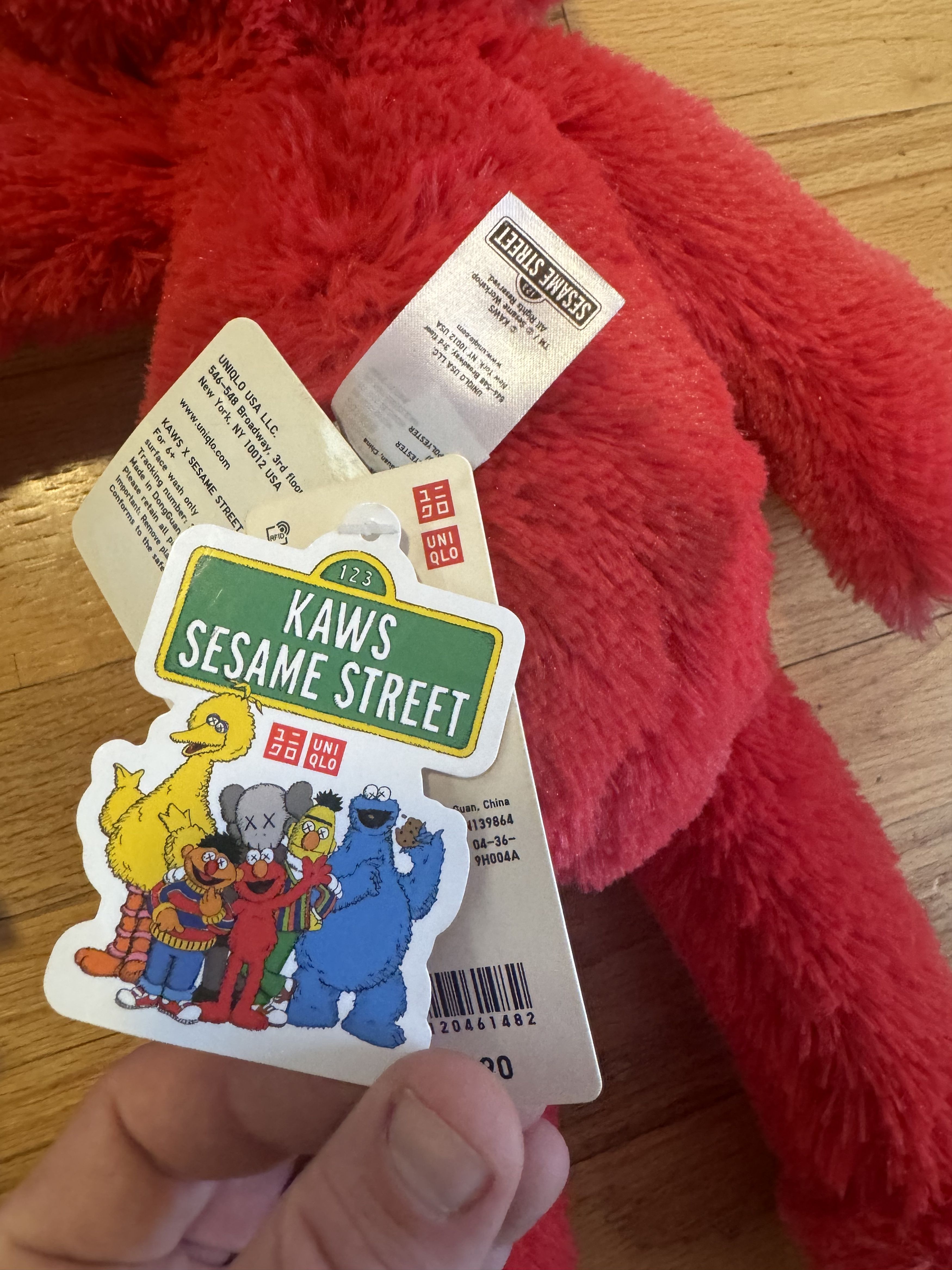 Kaws × Uniqlo Uniqlo x Kaws Elmo & Big Bird Limited edition Sesame Street Size ONE SIZE - 4 Thumbnail