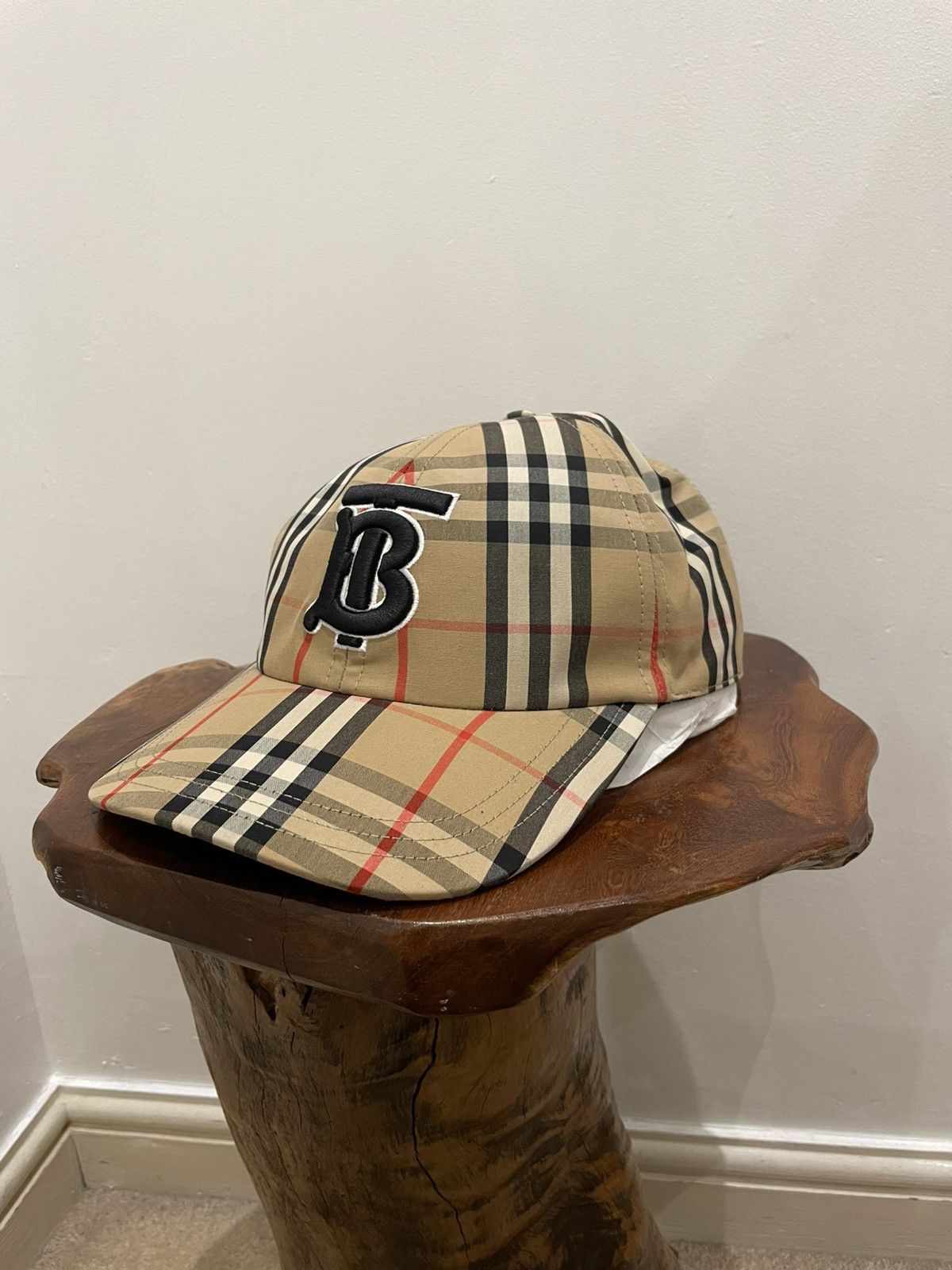 Burberry TB Vintage Check Baseball Cap