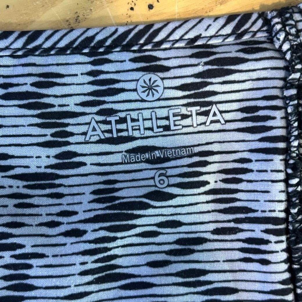 Athleta EUC Athleta Go Anywhere Halter Dress Sleeveless Black White Casual Dress Sz 6 Size M / US 6-8 / IT 42-44 - 6 Thumbnail