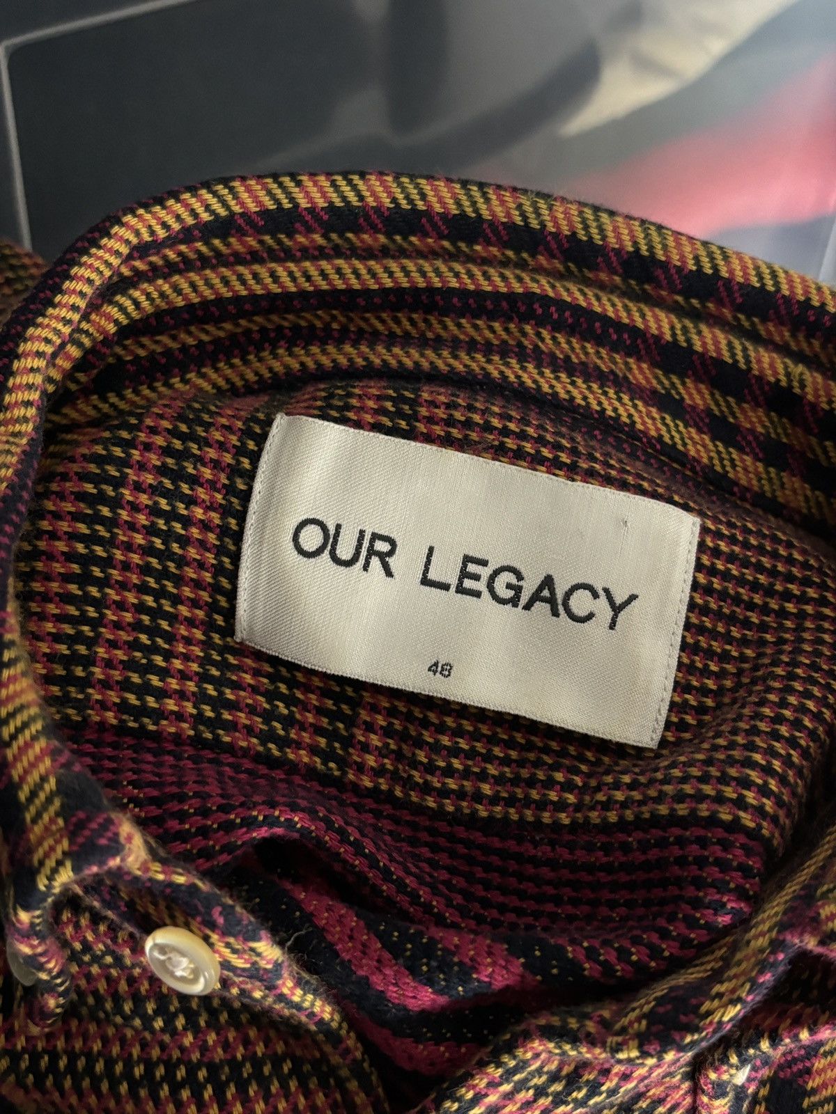 Our Legacy Our Legacy Vintage Checkered Flannel Shirt Size US M / EU 48-50 / 2 - 7 Thumbnail