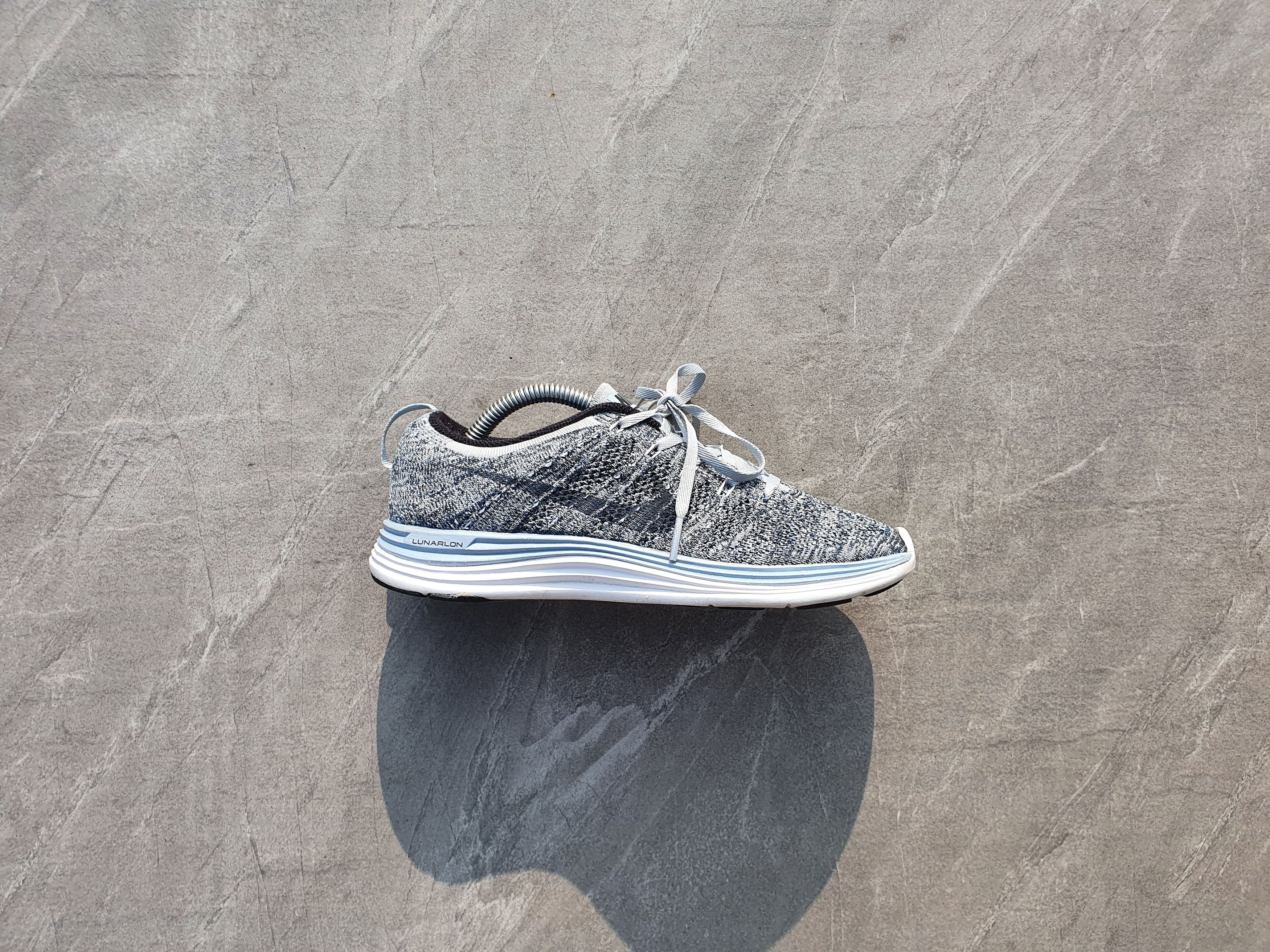 Nike 2012 Nike Wmns Flyknit Lunar1+ 'Light Armory Blue' Size US 7 / IT 37 - 1 Thumbnail