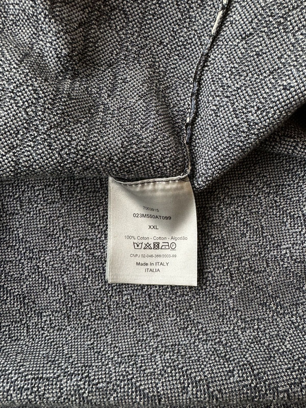 Dior Dior oblique jacquard print button up navy white Size US XXL / EU 58 / 5 - 4 Thumbnail