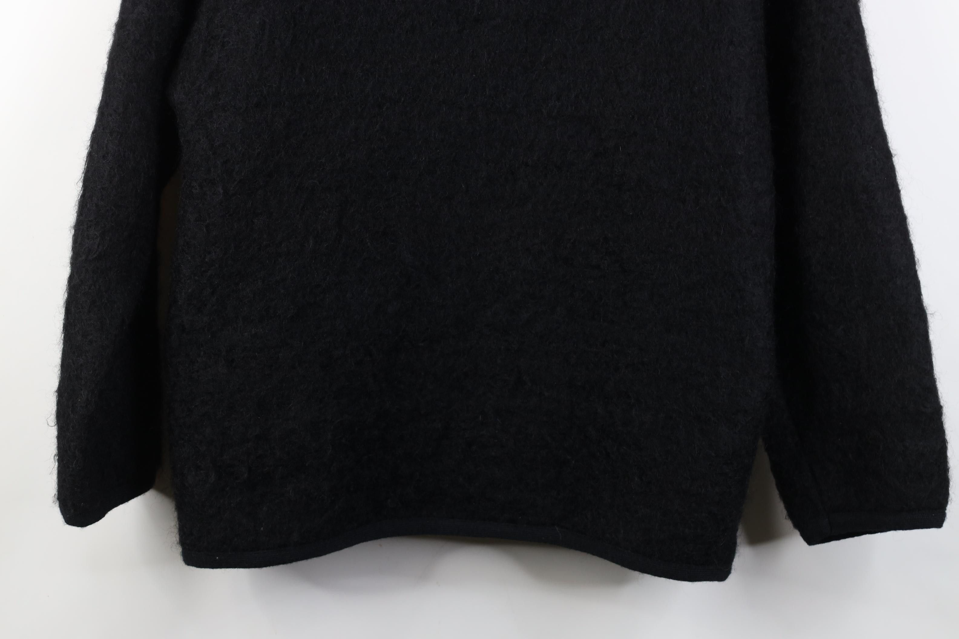 Vintage Vintage 90s Streetwear Mohair Wool Shag Button Jacket Black Size M / US 6-8 / IT 42-44 - 13 Thumbnail
