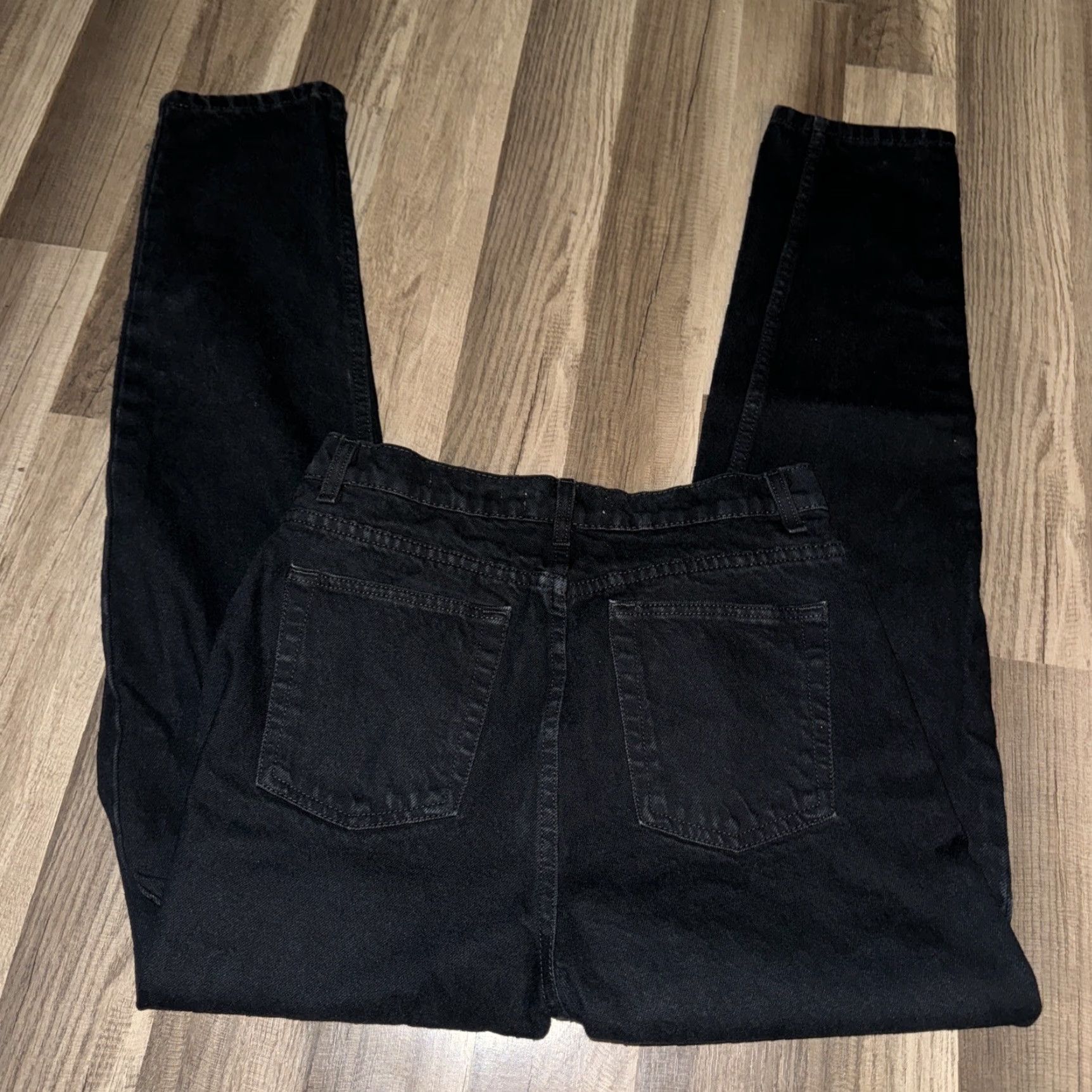 American Apparel VINTAGE American Apparel Jeans High Waisted Men 30x35 Black Denim 35 Inseam Size US 30 / EU 46 - 4 Thumbnail