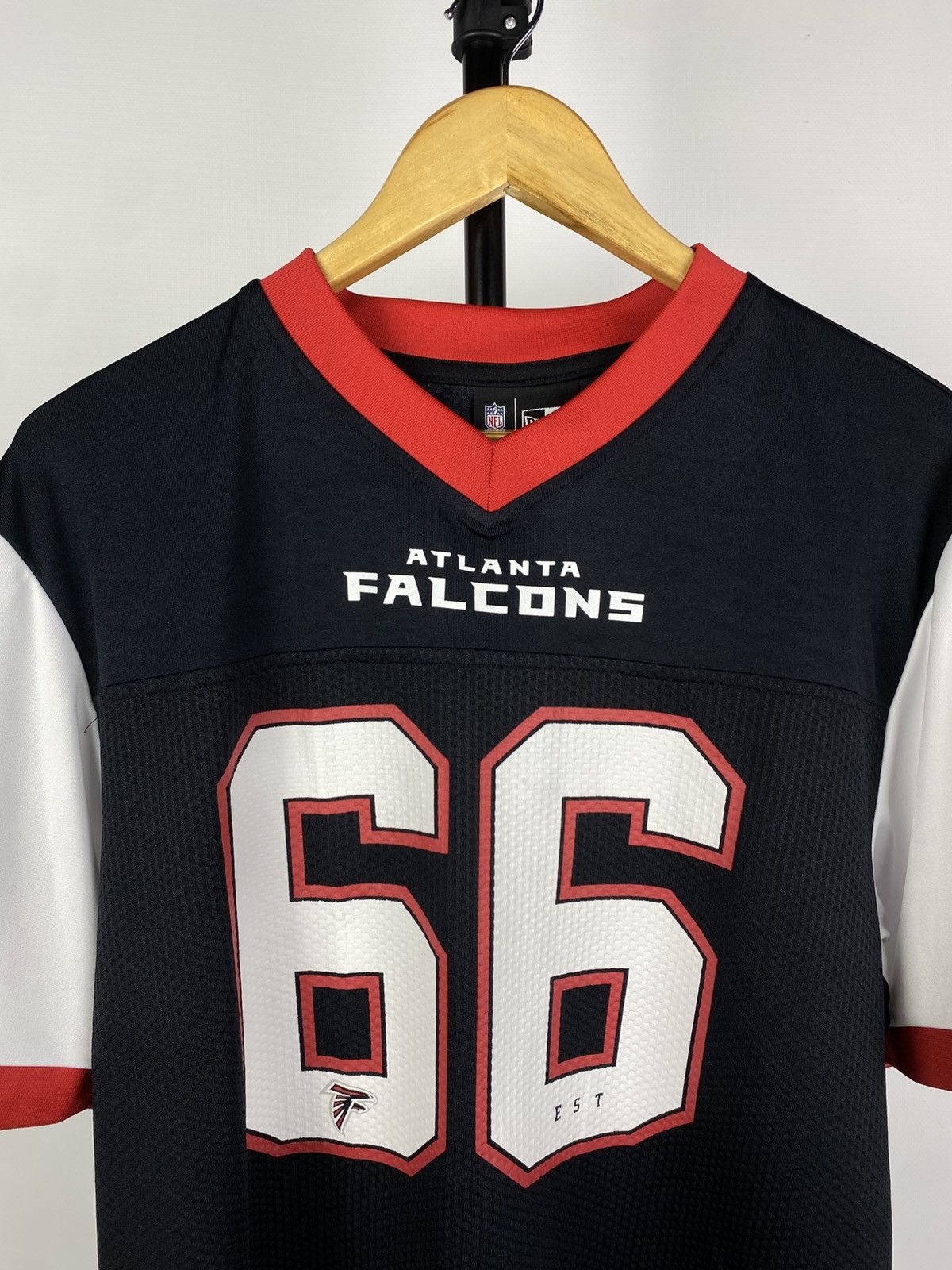 NFL × Vintage 00s NFL New Era Team Atlanta Falcons #66 Jersey T shirt Size US L / EU 52-54 / 3 - 5 Thumbnail