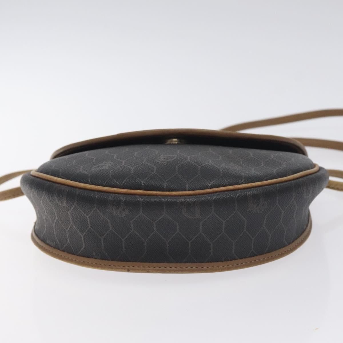 Dior DIOR Honeycomb Canvas Shoulder Bag Pvc Black Gold Size ONE SIZE - 9 Thumbnail