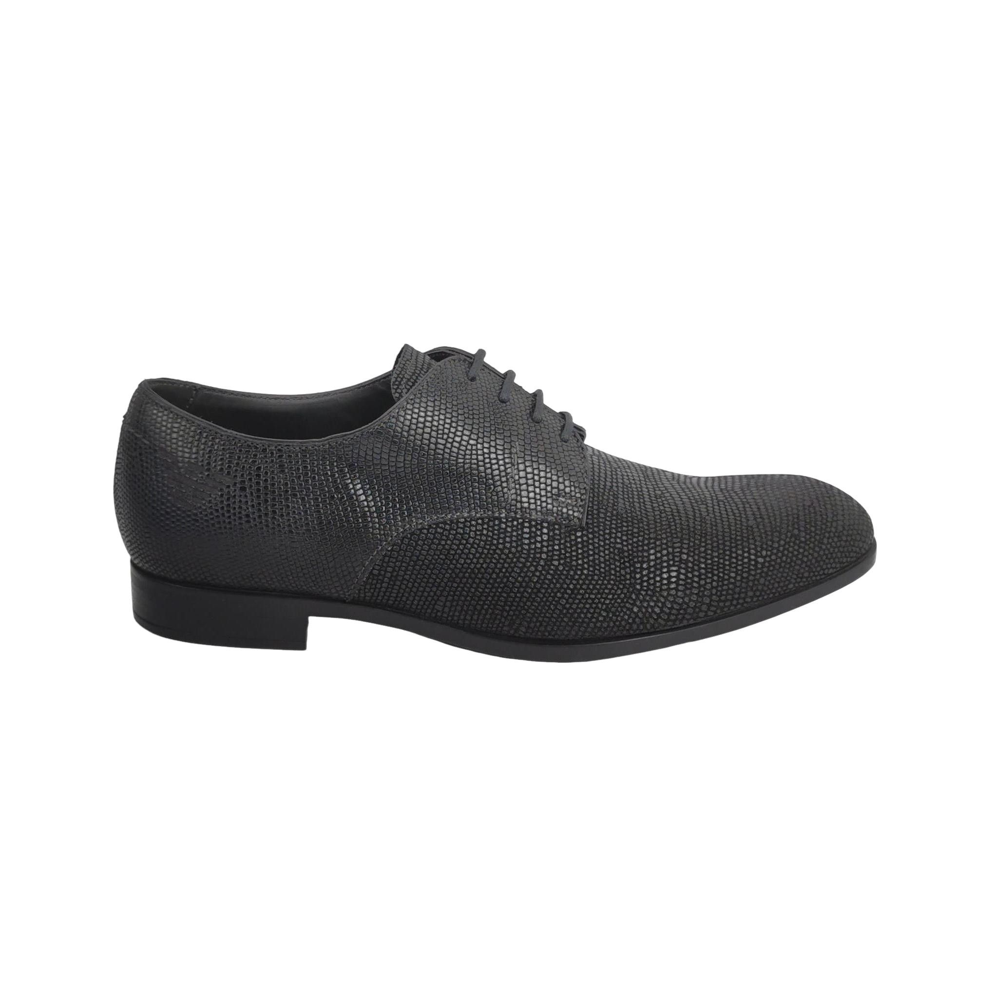 Emporio Armani Emporio Armani Textured Leather Derby Shoes 40 Size US 7 / EU 40 - 1 Thumbnail