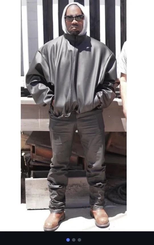 Yeezy Yeezy PT-04 Faux Leather Pants Size US 34 / EU 50 - 4 Thumbnail