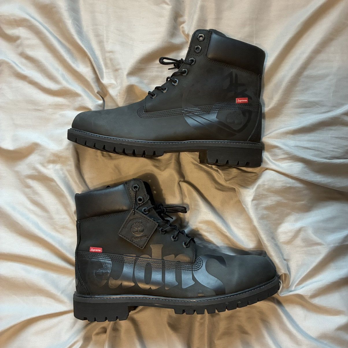 Supreme × Timberland Timberland 6” Boot Supreme Black Size US 10.5 / EU 43-44 - 1 Thumbnail