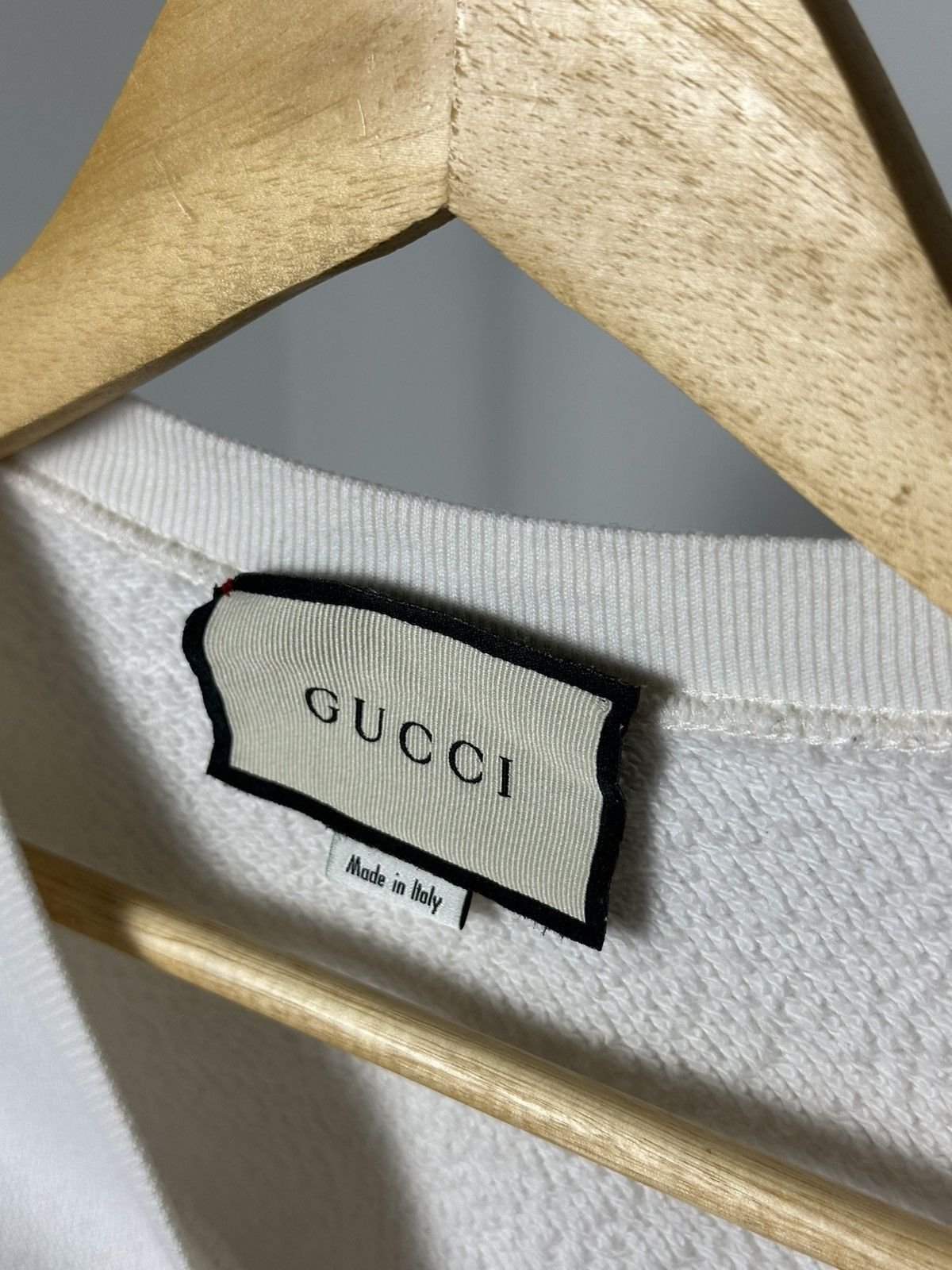 Gucci Gucci Lamb Logo White Sweatshirt Size US S / EU 44-46 / 1 - 5 Thumbnail