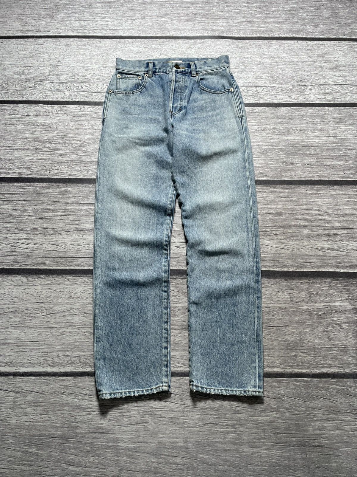 Saint Laurent Paris Saint Laurent Paris D35 Japanese Denim Jeans Size US 27 - 1 Thumbnail