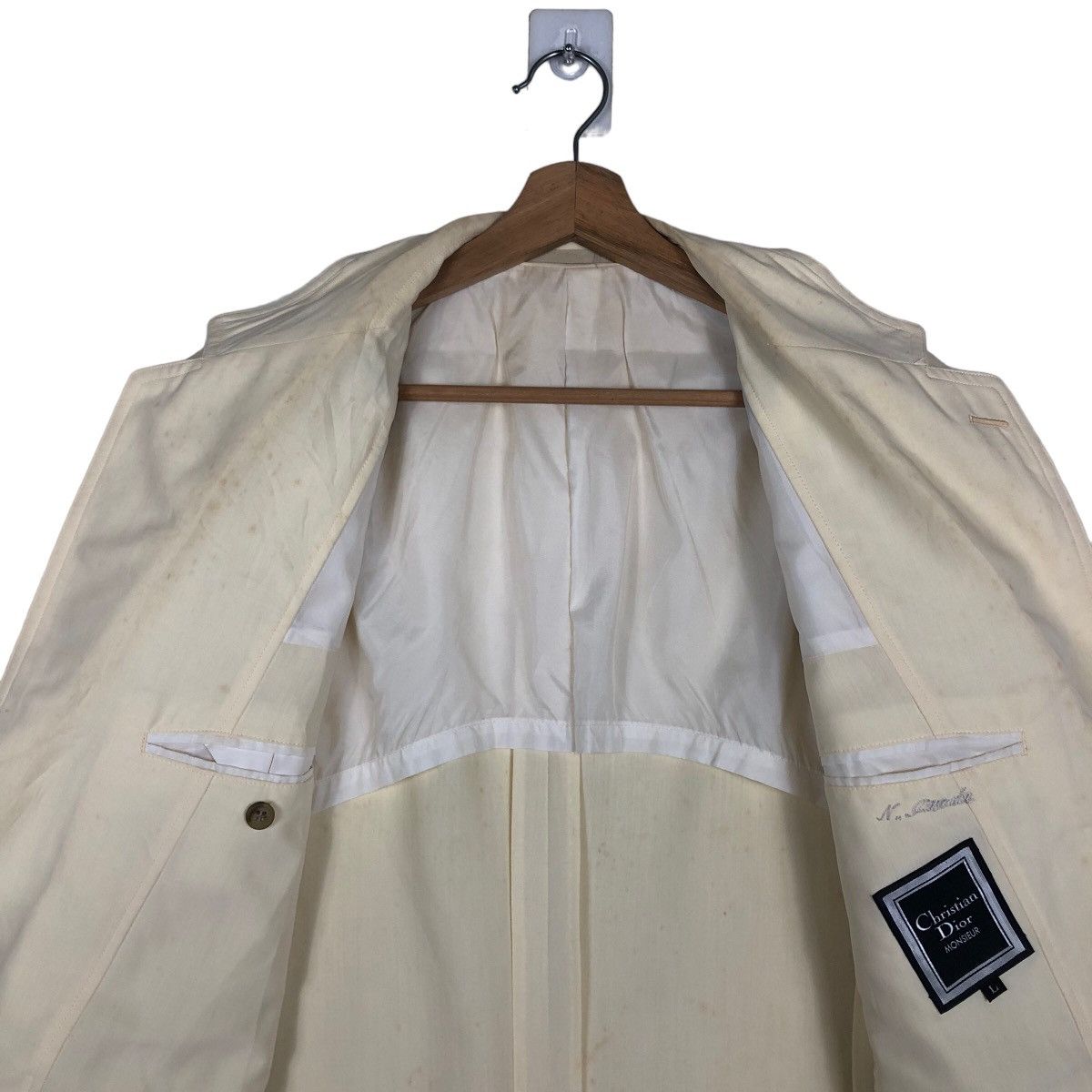 Christian Dior Monsieur 🔥90’s Vintage Double Breast Casual Coats Jacket Size US L / EU 52-54 / 3 - 11 Thumbnail