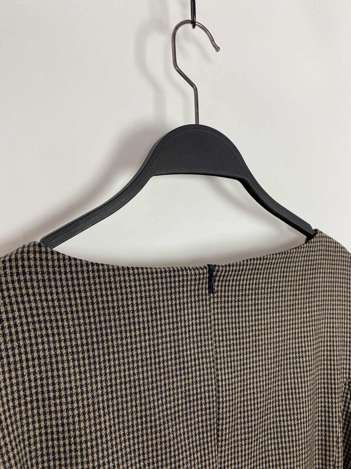 Weekend Max Mara Weekend Max Mara Wool Houndstooth Midi Dress Size S / US 4 / IT 40 - 6 Thumbnail