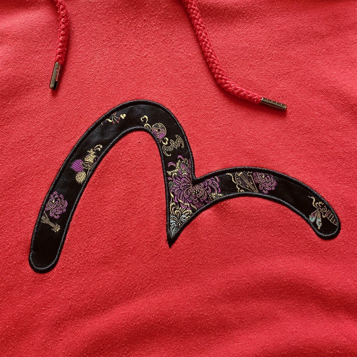 Evisu Japan Evisu Big Logo Embroidered Vintage Rare Hoodie Size US XL / EU 56 / 4 - 4 Thumbnail