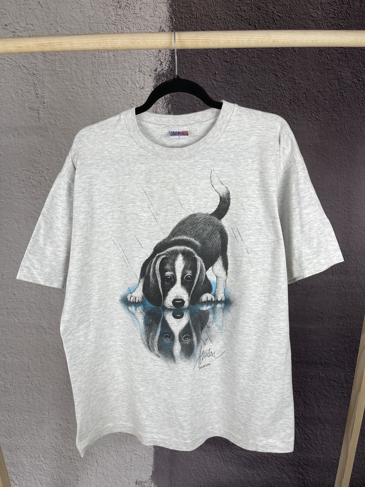 Other Bob Harrison vintage 90s grey big Dog logo Wildside tee Size US L / EU 52-54 / 3 - 2 Thumbnail
