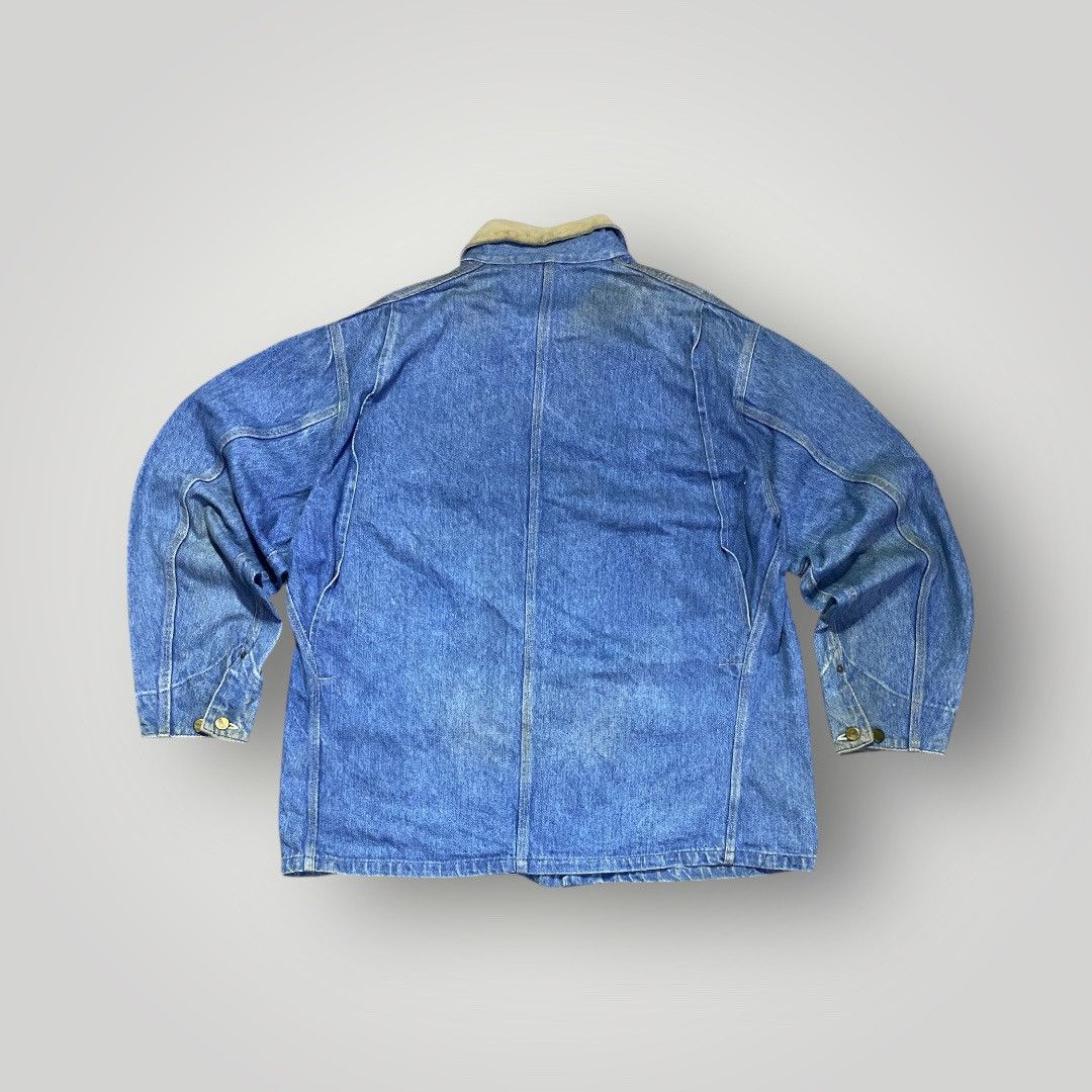Carhartt Vintage 80s Carhartt Chore Denim Jacket Size US L / EU 52-54 / 3 - 2 Thumbnail
