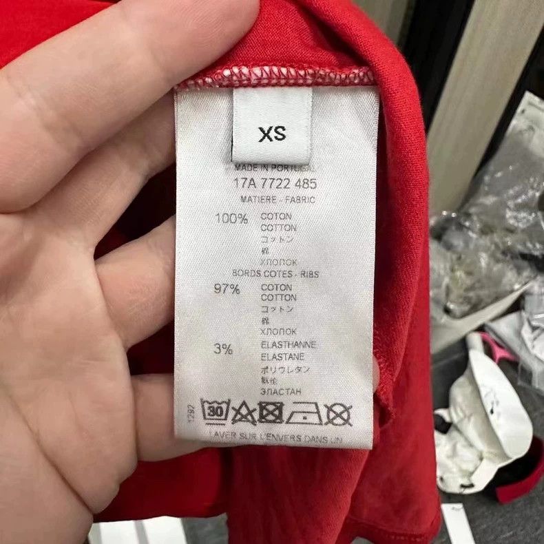 Givenchy Givenchy Red Short Sleeve with Holes, size XS Size US XS / EU 42 / 0 - 4 Thumbnail