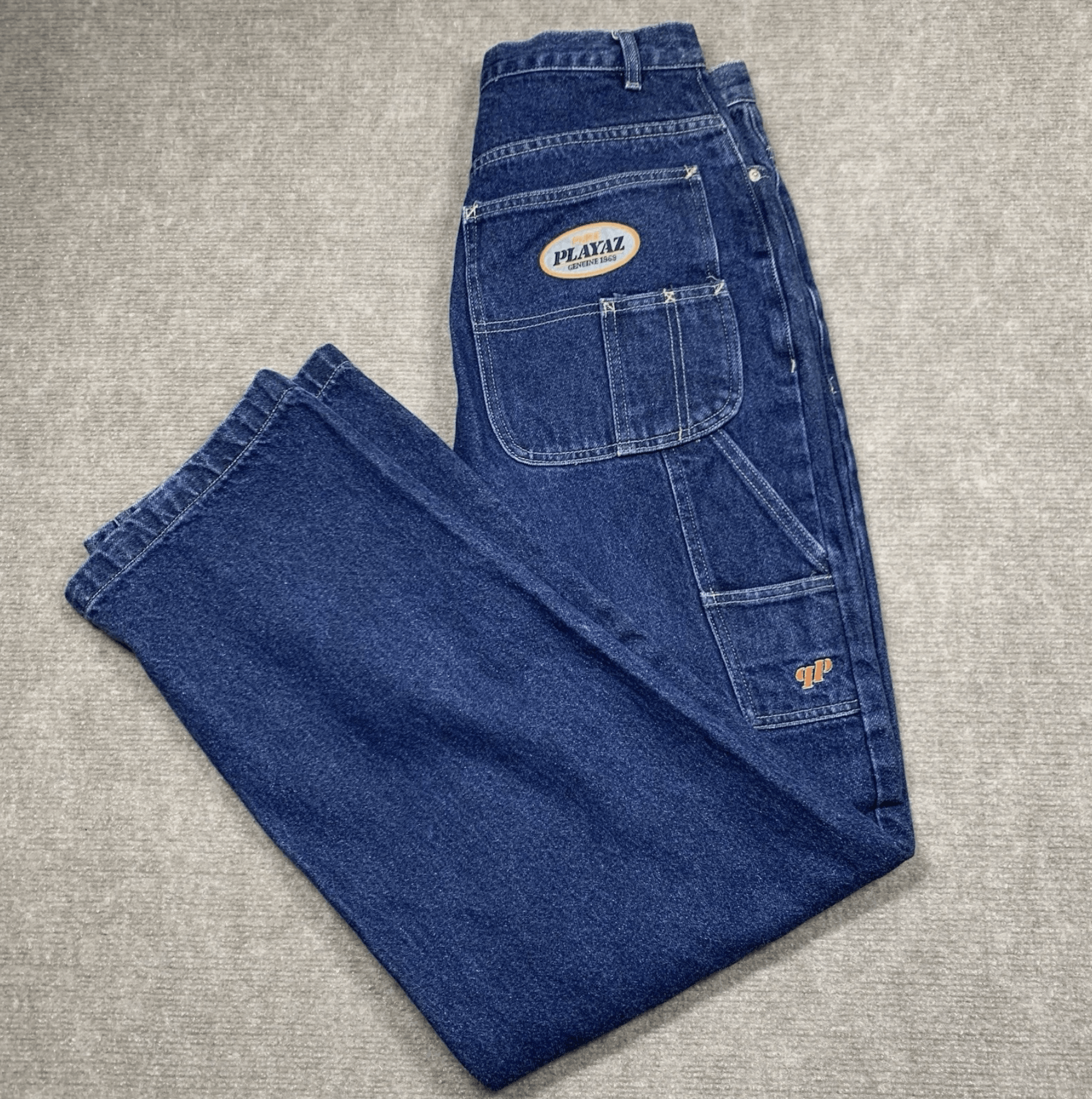 Other Pure Playaz Carpenter Jeans Mens 31X33 Blue Denim Vintage Size US 31 - 1 Thumbnail