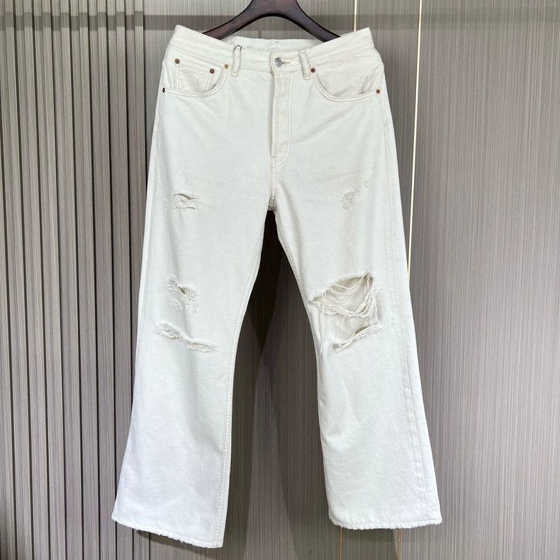 Acne Studios acne studios Ripped white jeans 2502-Nextarrow Size US 31 - 1 Thumbnail