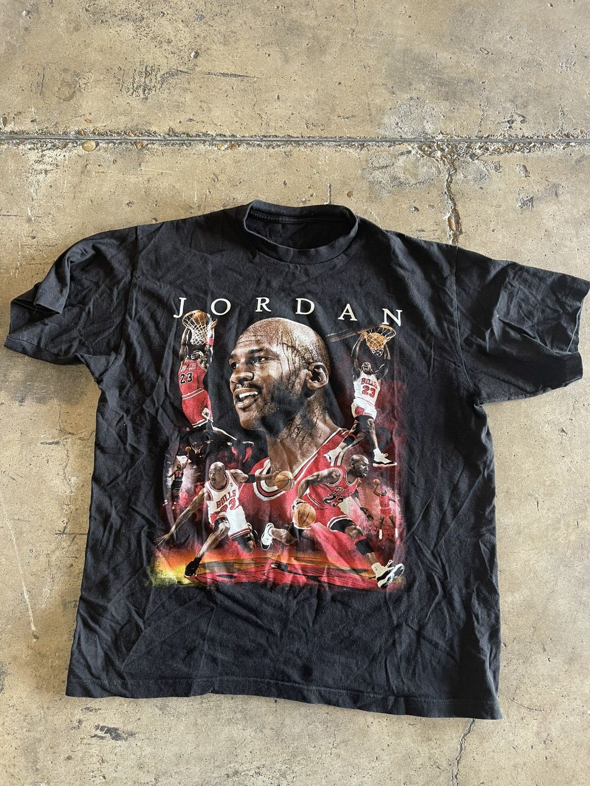 Jordan Brand × Vintage VTG Y2K MICHAEL JORDAN RAP TEE Size US L / EU 52-54 / 3 - 1 Thumbnail