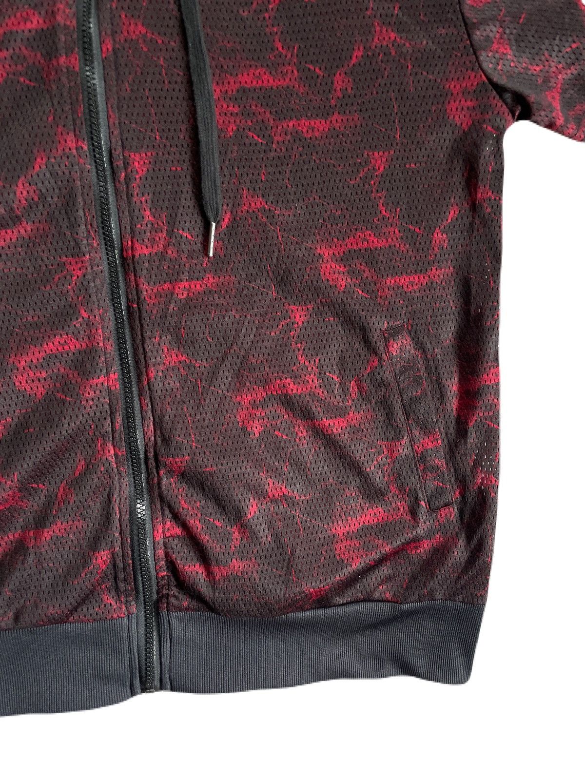 If Six Was Nine 2000s Japanese archive Vkei Graphic Mesh Short-Sleeve Hoodie Size US L / EU 52-54 / 3 - 6 Thumbnail