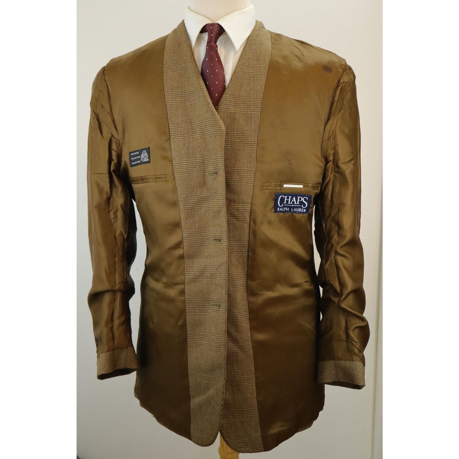 Chaps Ralph Lauren 44L NWT 90s Chaps Ralph Lauren Wool – Deadstock Sport Coat Size 44L - 4 Thumbnail