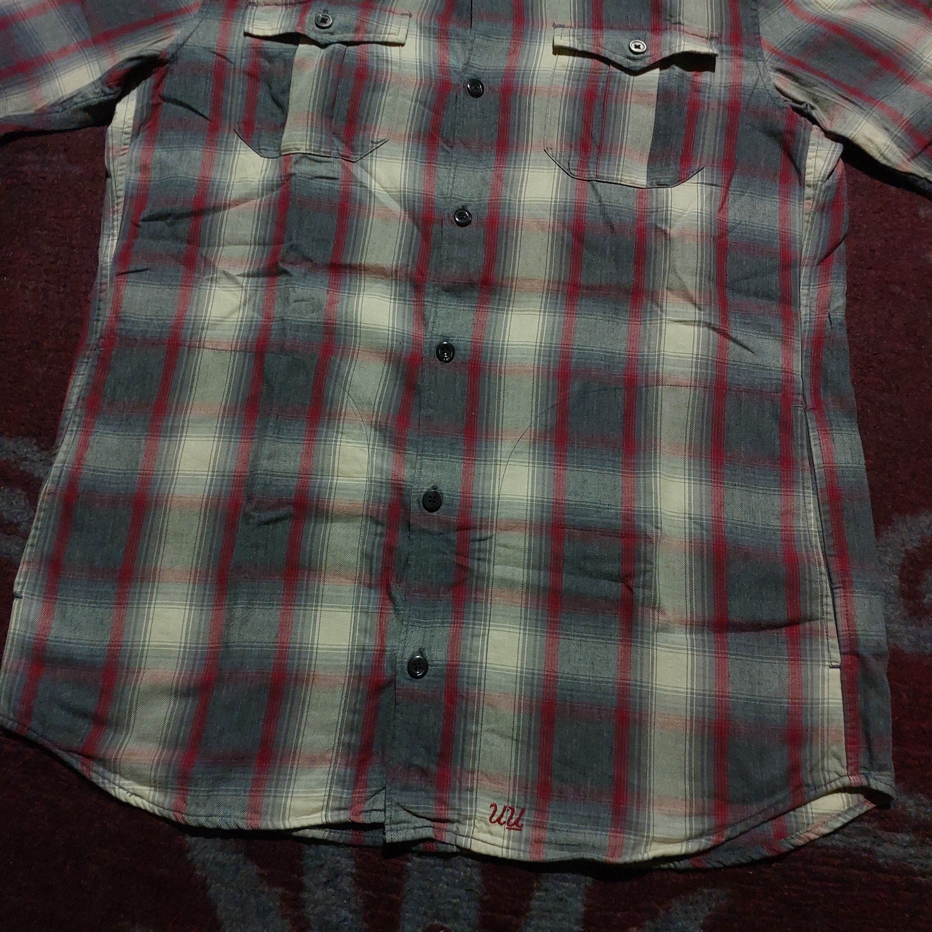 Undercover × Uniqlo Uniqlo x Undercover red line plaid shirt Size US S / EU 44-46 / 1 - 6 Thumbnail