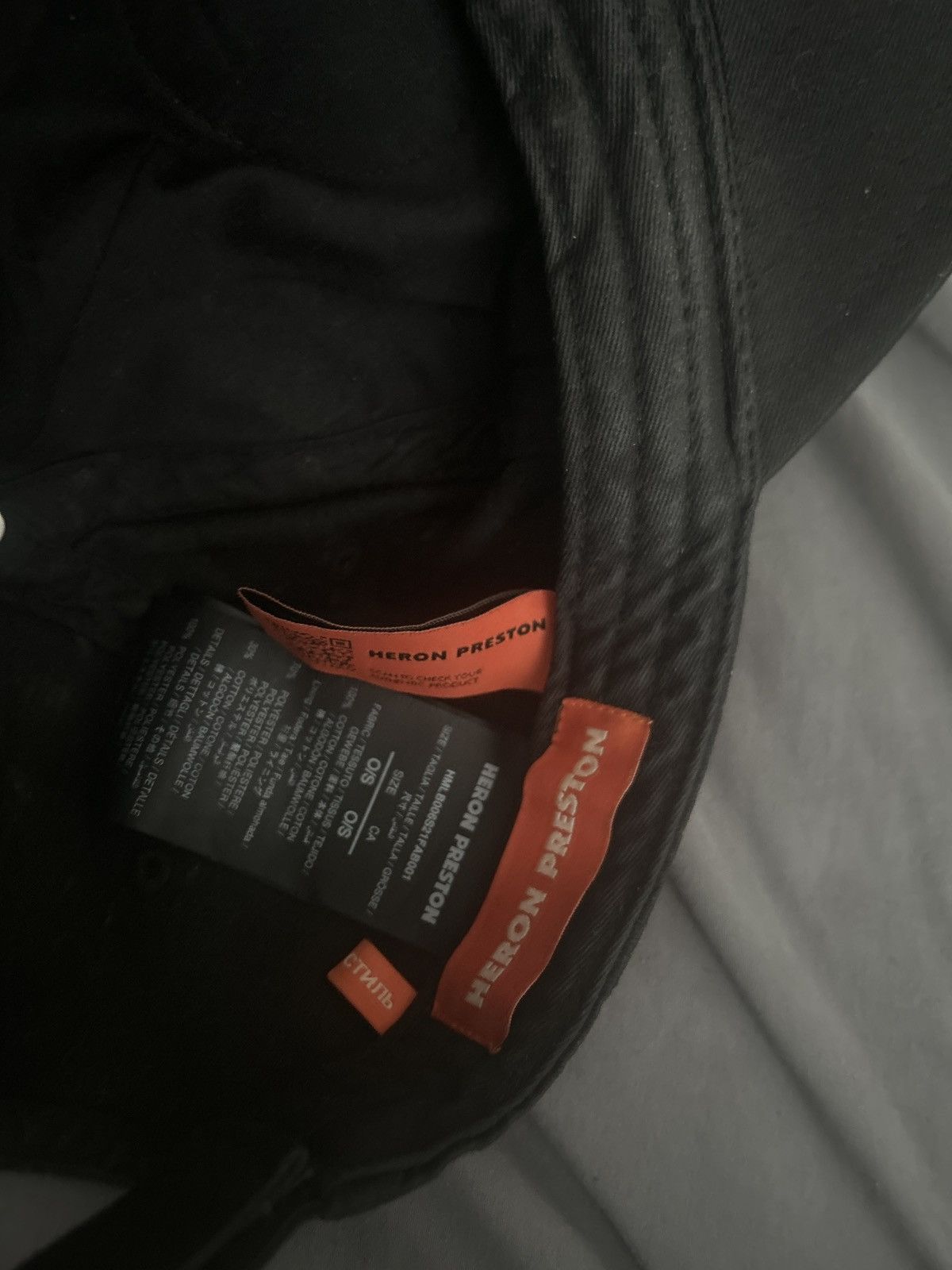 Heron Preston Heron person “CAT” baseball cap construction Size ONE SIZE - 2 Thumbnail