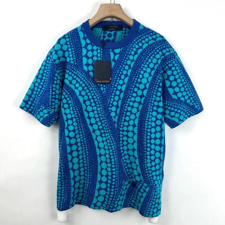 Louis Vuitton Louis Vuitton Polka-dot full-print knit short sleeve 2502-N Size US L / EU 52-54 / 3 - 1 Thumbnail