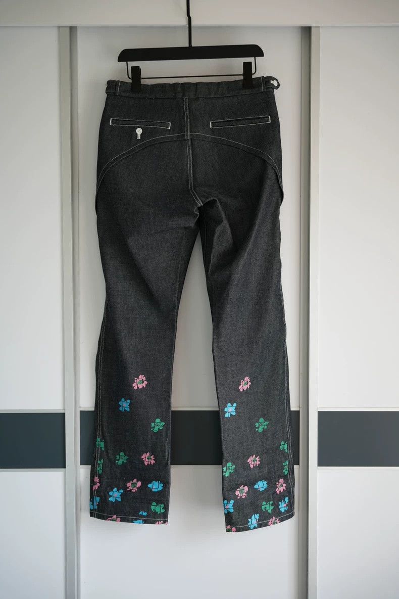 Comme des Garcons Comme des Garcons size m 02 SS flowered jeans 2503-Nextarr Size US 30 / EU 46 - 2 Thumbnail
