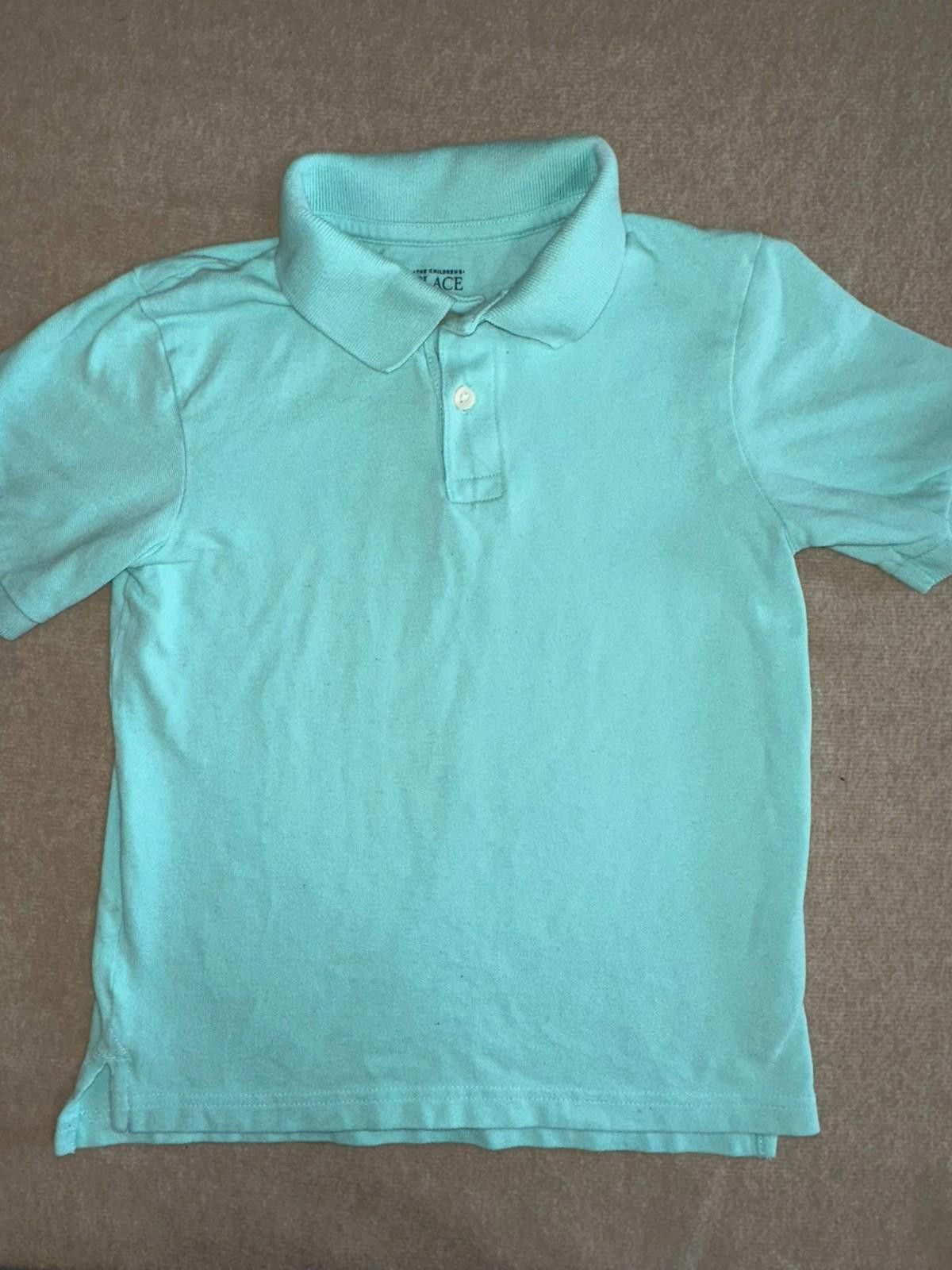 Designer The Children’s Place light blue polo shirt, size 7/8 Size US XXS / EU 40 - 1 Thumbnail