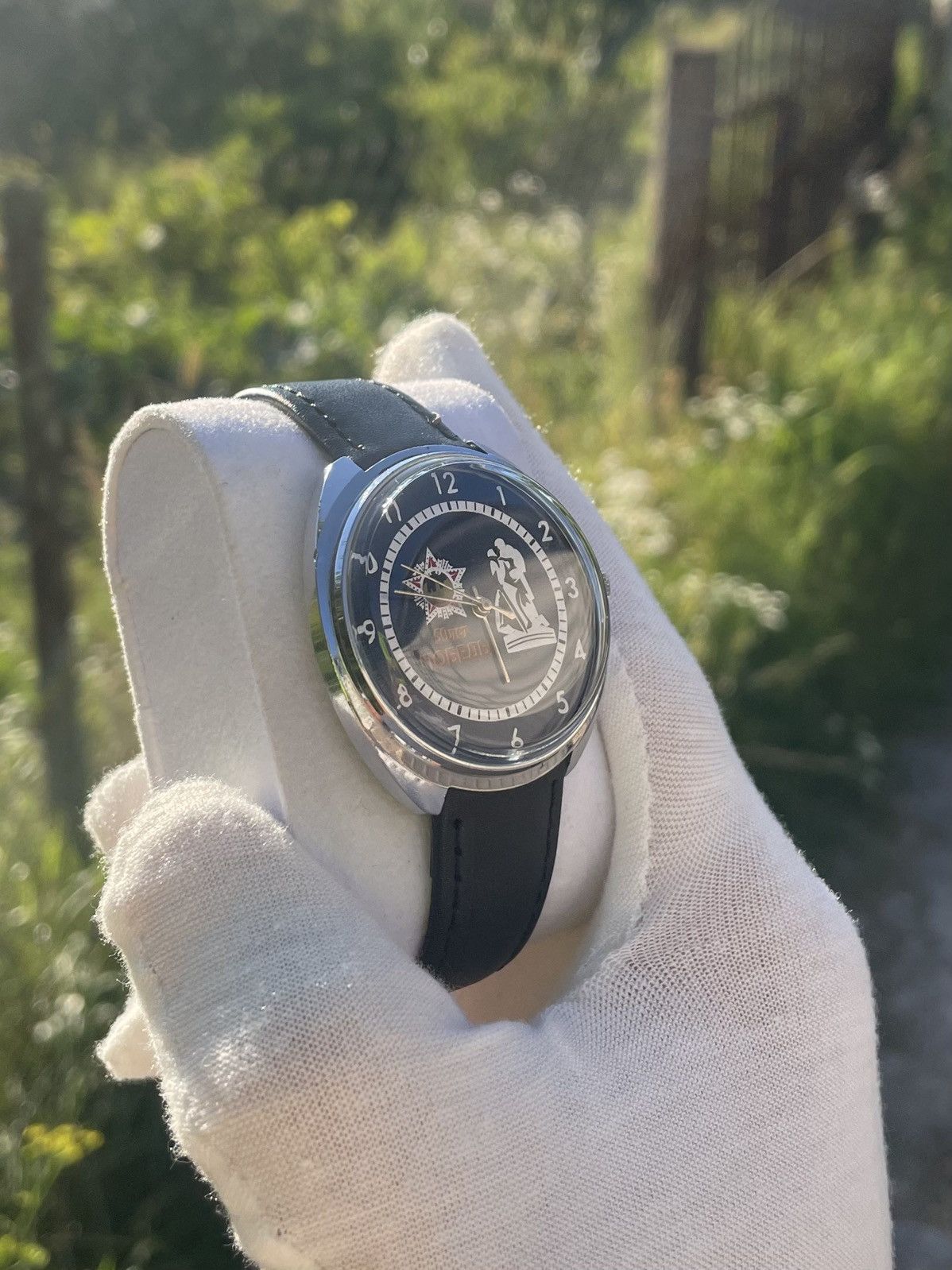 Vintage Watch Raketa Mechanical Retro Wristwatch 1990s