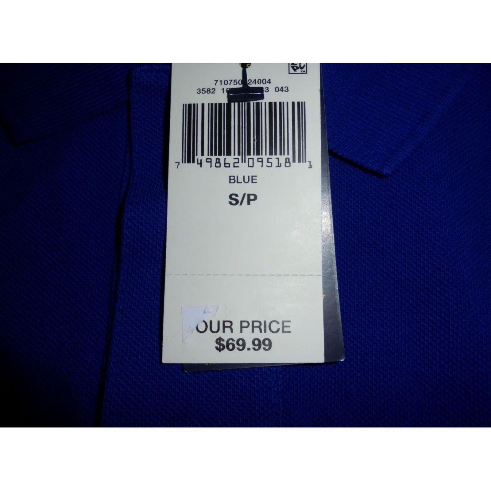Ralph Lauren RALPH LAUREN Polo Shirt Mens Small Blue P15 OFFSHORE NWT Size US S / EU 44-46 / 1 - 4 Thumbnail