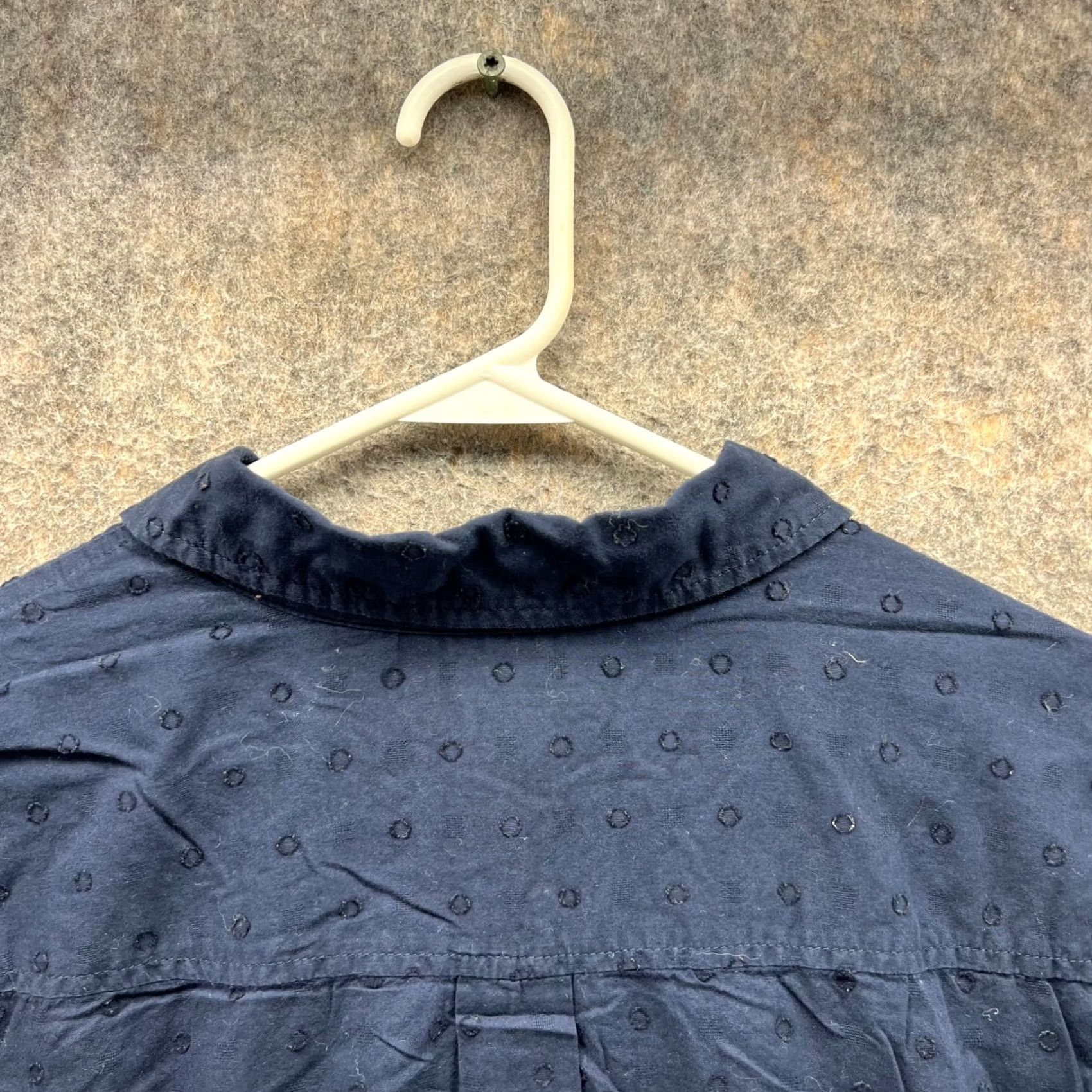 Tommy Hilfiger Tommy Hilfiger Shirt Women XL Blue Casual Button Down Polka Dot Cotton Long Sleeve Collared Button-Up Size XL / US 12-14 / IT 48-50 - 3 Thumbnail
