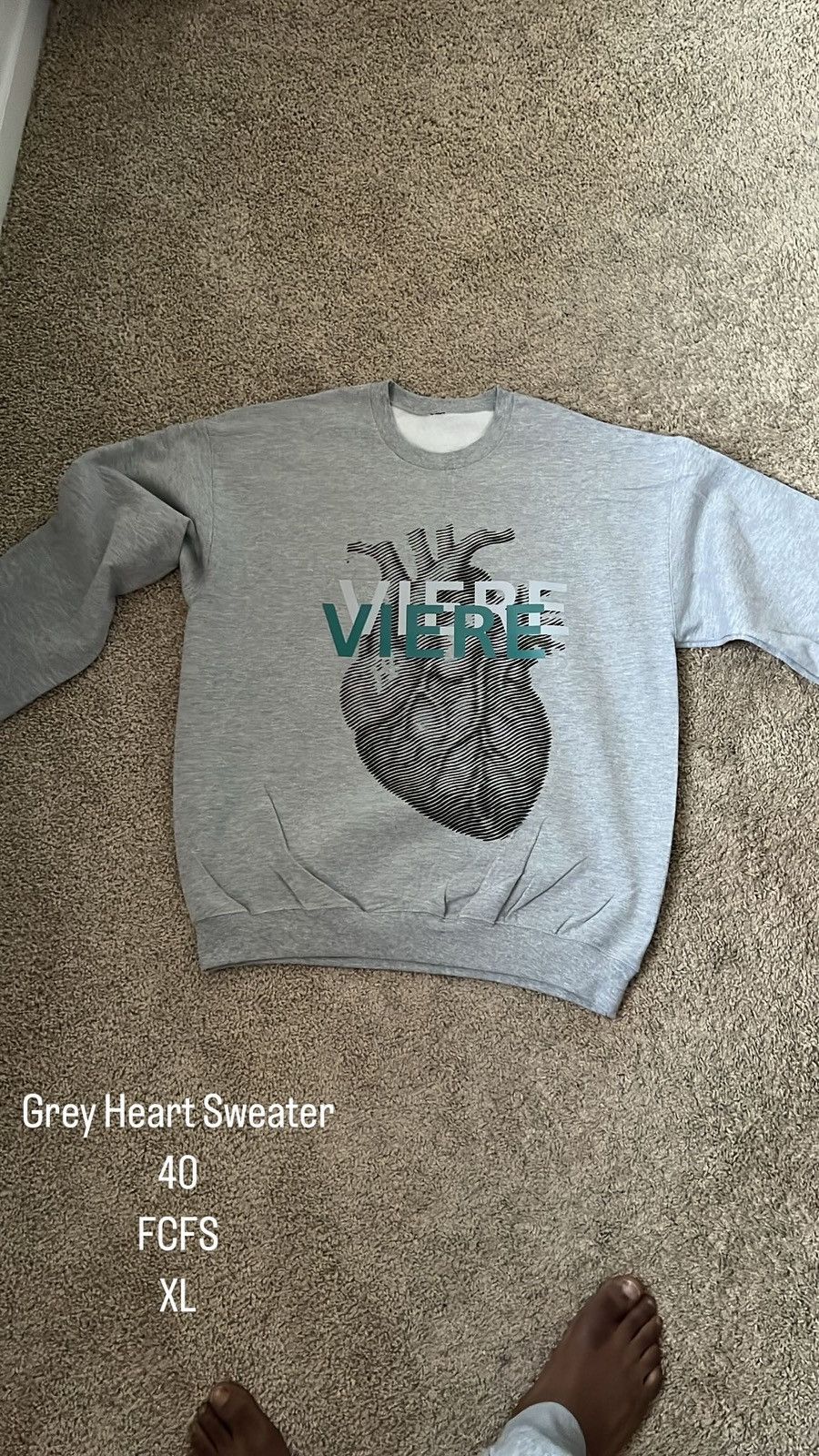 Designer VHEART SWEATER Size US L / EU 52-54 / 3 - 1 Preview