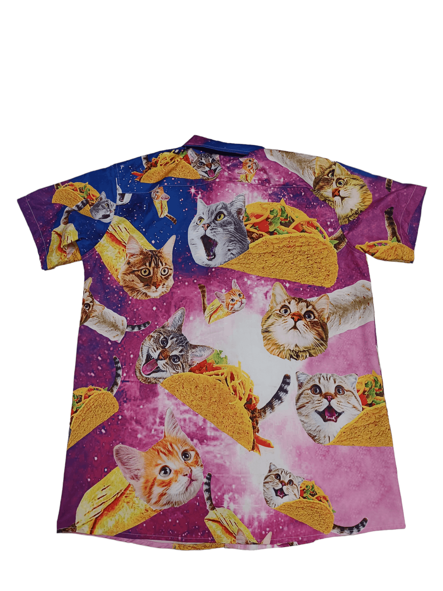 Other FANTASTIC BURITO-CAT ALL OVER PRINTED HAWAII SHIRT Y2K Size US L / EU 52-54 / 3 - 2 Thumbnail