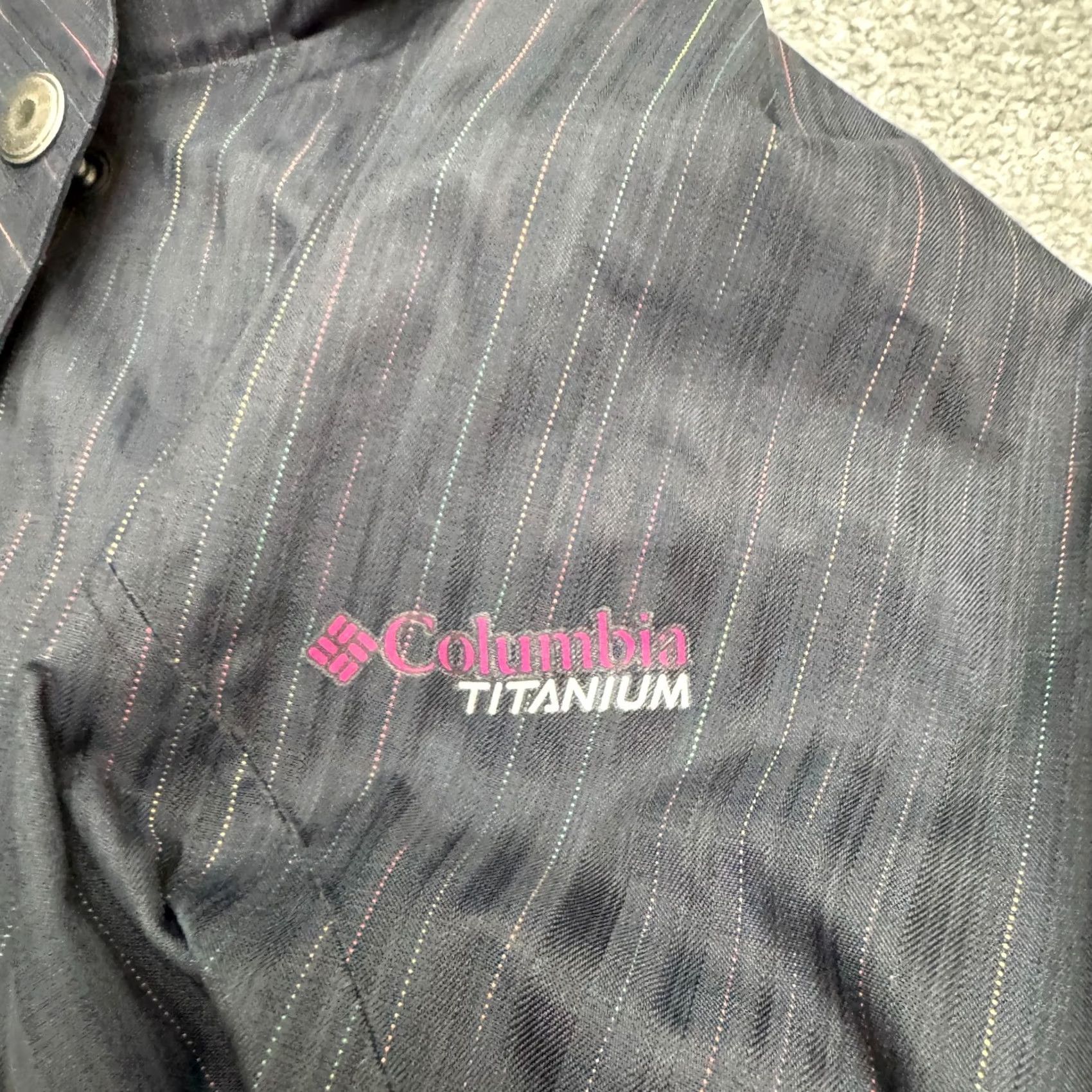 Vintage Columbia Titanium Omni-tech Hoodie Windbreaker Jacket Womens Large Dark Blue - Stylish, Outdoor - Retail Size L / US 10 / IT 46 - 7 Thumbnail
