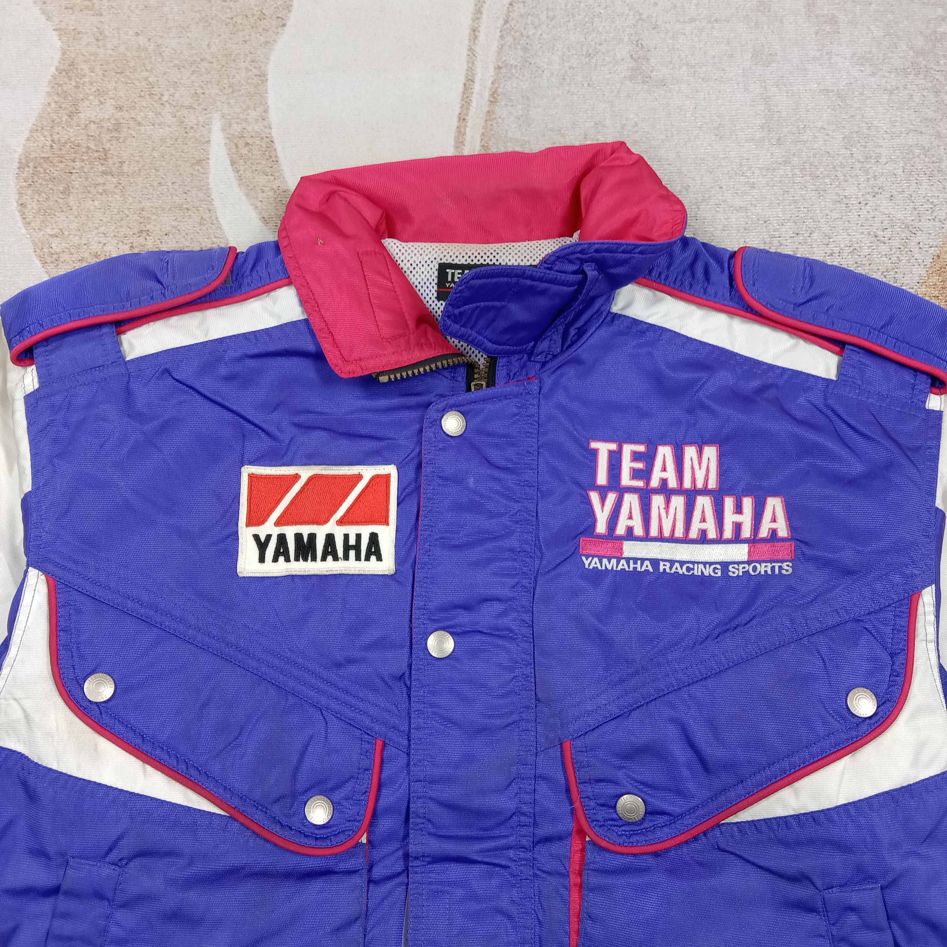 Yamaha 90's Yamaha Team Racing Motorsports Retro Jacket C274N14 Size US L / EU 52-54 / 3 - 4 Thumbnail