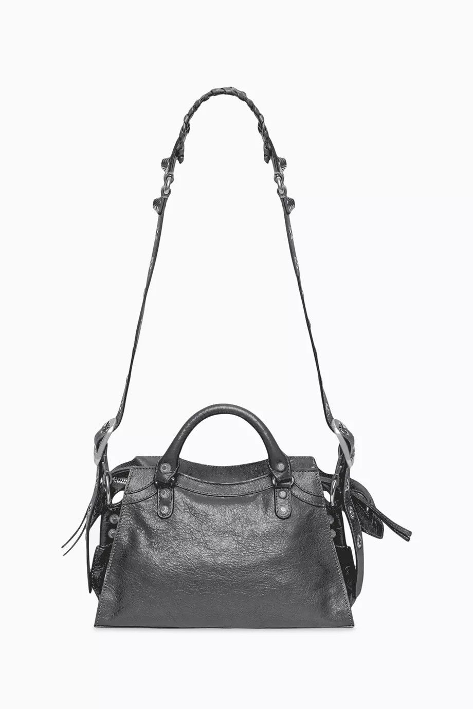 Balenciaga o1mt1gz0125 Size: OS / Neo Cagole XS Handbag in Dark Grey Size ONE SIZE - 3 Thumbnail