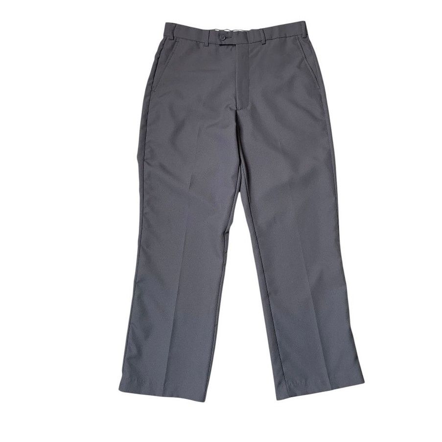 Haband Haband Men's 34 Dress Pants Gray Perfect Fit Inseam 30 Size US 34 / EU 50 - 1 Thumbnail